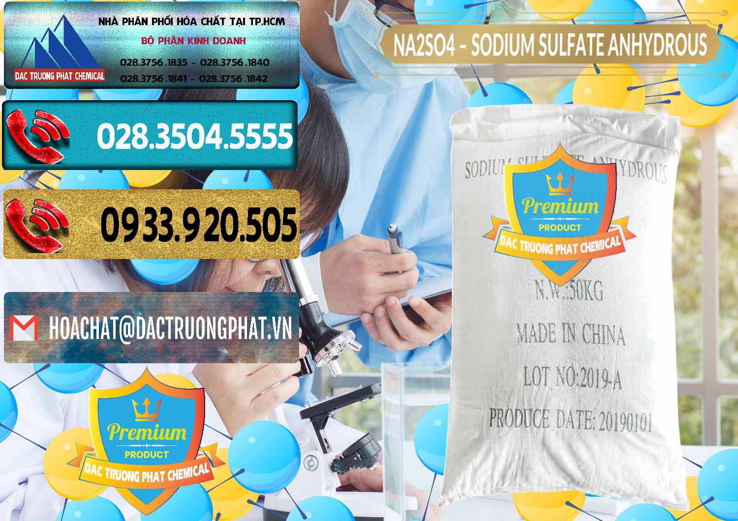 Đơn vị chuyên phân phối - bán Sodium Sulphate - Muối Sunfat Na2SO4 PH 6-8 Trung Quốc China - 0099 - Đơn vị cung cấp ( phân phối ) hóa chất tại TP.HCM - hoachatdetnhuom.com