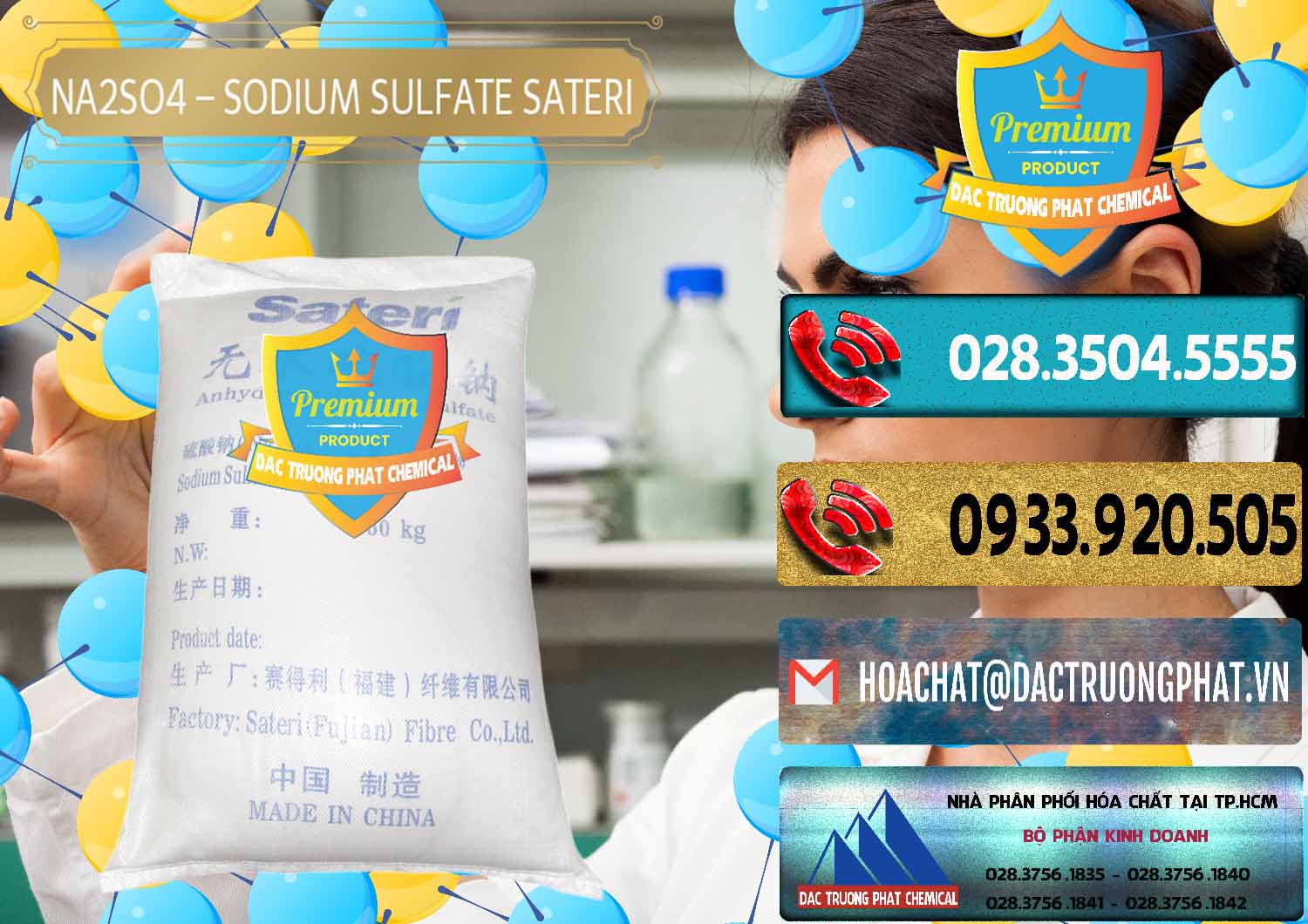 Công ty chuyên phân phối & bán Sodium Sulphate - Muối Sunfat Na2SO4 Sateri Trung Quốc China - 0100 - Chuyên cung cấp và phân phối hóa chất tại TP.HCM - hoachatdetnhuom.com
