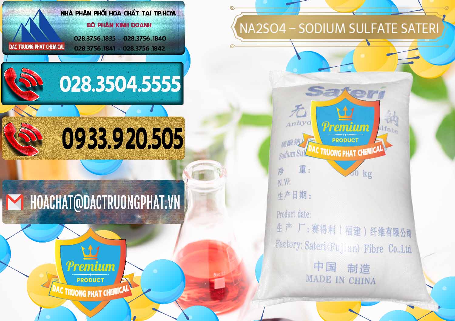 Chuyên kinh doanh ( bán ) Sodium Sulphate - Muối Sunfat Na2SO4 Sateri Trung Quốc China - 0100 - Cung cấp & bán hóa chất tại TP.HCM - hoachatdetnhuom.com