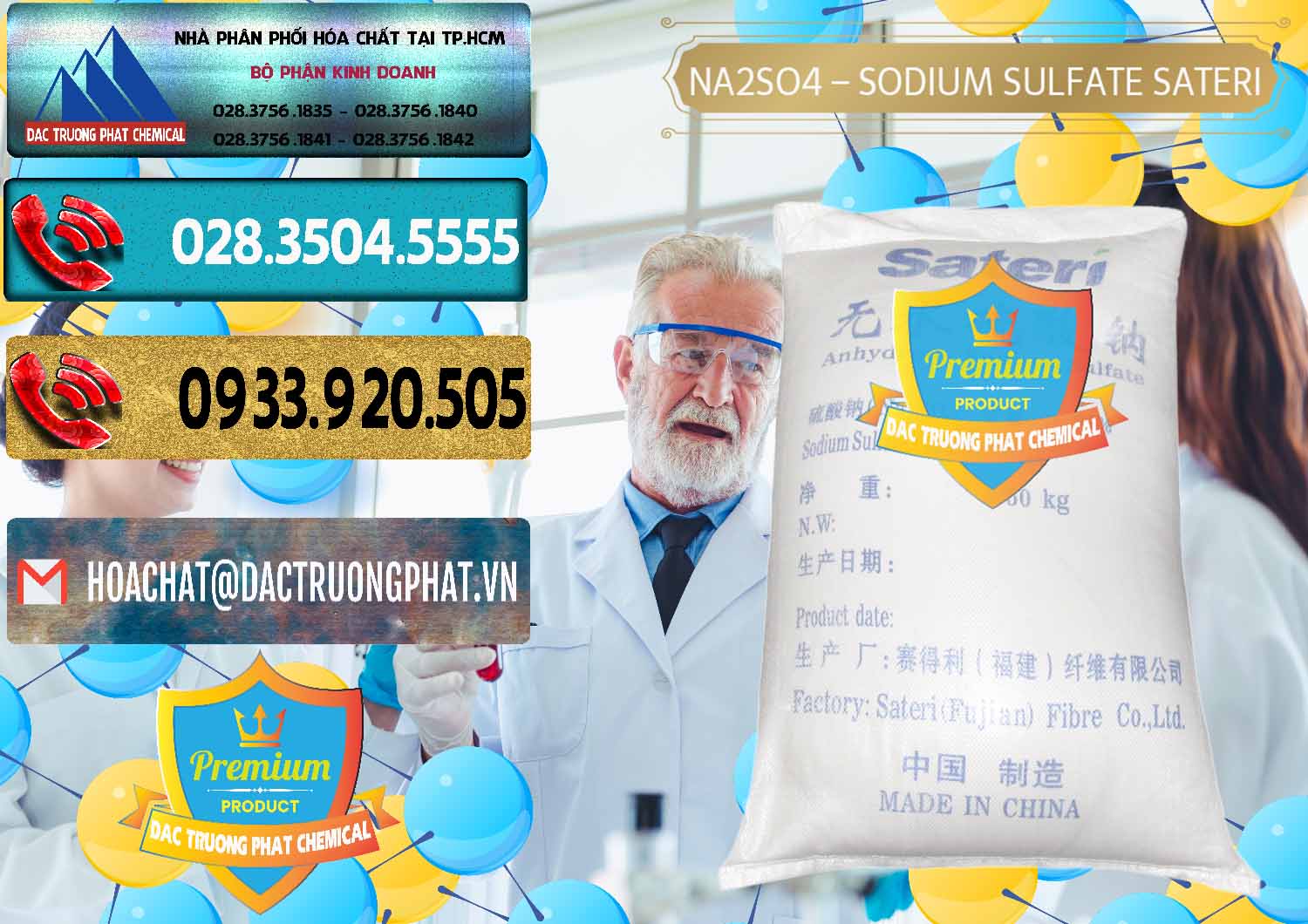 Nhà nhập khẩu và bán Sodium Sulphate - Muối Sunfat Na2SO4 Sateri Trung Quốc China - 0100 - Công ty bán và cung cấp hóa chất tại TP.HCM - hoachatdetnhuom.com