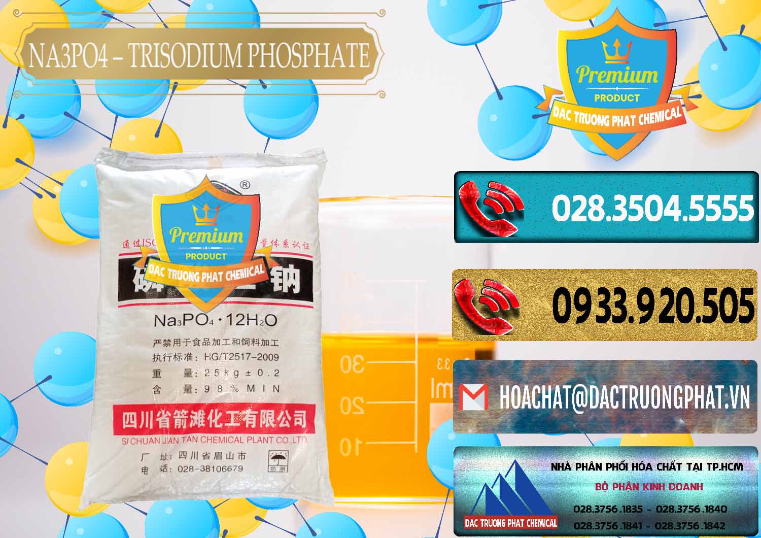 Nhà cung ứng & bán Na3PO4 – Trisodium Phosphate Trung Quốc China JT - 0102 - Chuyên phân phối - nhập khẩu hóa chất tại TP.HCM - hoachatdetnhuom.com