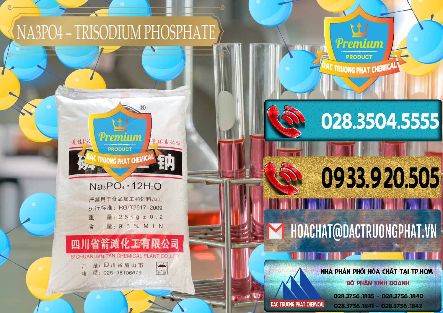 Nơi chuyên bán và cung cấp Na3PO4 – Trisodium Phosphate Trung Quốc China JT - 0102 - Công ty cung cấp - phân phối hóa chất tại TP.HCM - hoachatdetnhuom.com