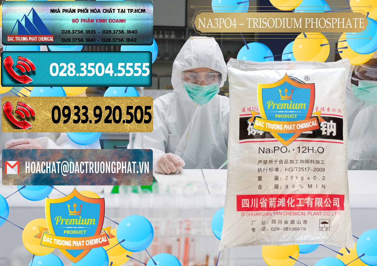Đơn vị chuyên bán _ cung cấp Na3PO4 – Trisodium Phosphate Trung Quốc China JT - 0102 - Nơi nhập khẩu ( cung cấp ) hóa chất tại TP.HCM - hoachatdetnhuom.com