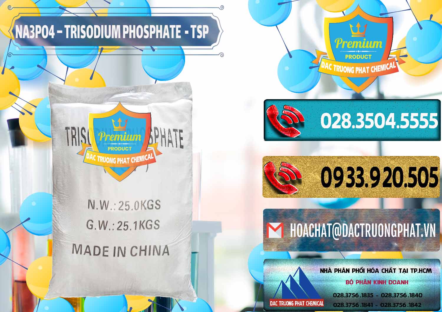Nơi cung ứng _ bán Na3PO4 – Trisodium Phosphate Trung Quốc China TSP - 0103 - Nơi chuyên bán _ phân phối hóa chất tại TP.HCM - hoachatdetnhuom.com
