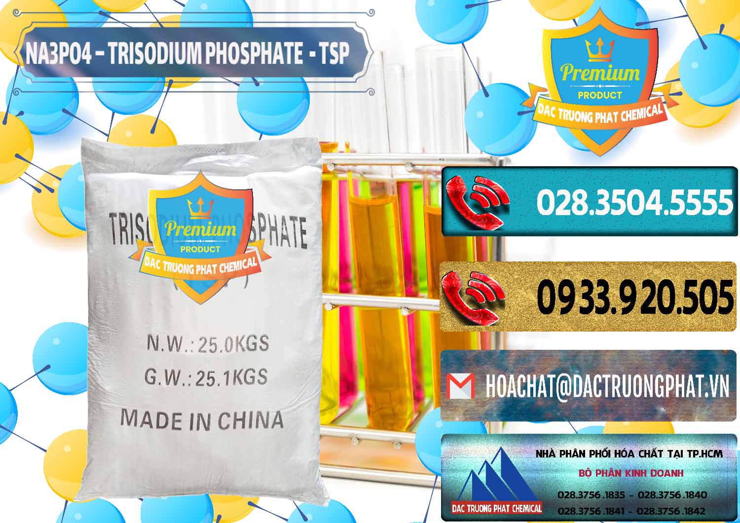 Đơn vị bán và cung ứng Na3PO4 – Trisodium Phosphate Trung Quốc China TSP - 0103 - Nhà nhập khẩu - cung cấp hóa chất tại TP.HCM - hoachatdetnhuom.com