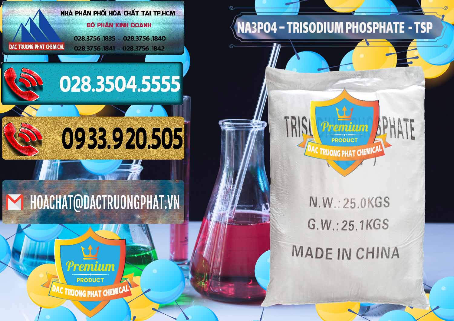Cty cung ứng ( bán ) Na3PO4 – Trisodium Phosphate Trung Quốc China TSP - 0103 - Cung cấp & bán hóa chất tại TP.HCM - hoachatdetnhuom.com