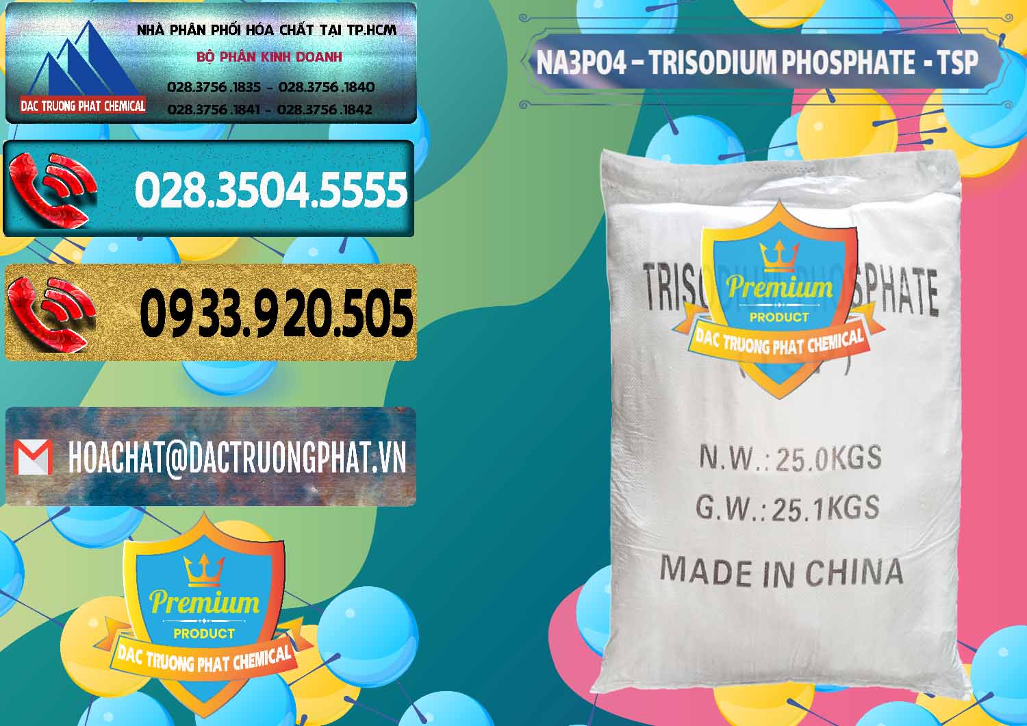 Chuyên bán ( cung ứng ) Na3PO4 – Trisodium Phosphate Trung Quốc China TSP - 0103 - Chuyên phân phối ( cung cấp ) hóa chất tại TP.HCM - hoachatdetnhuom.com