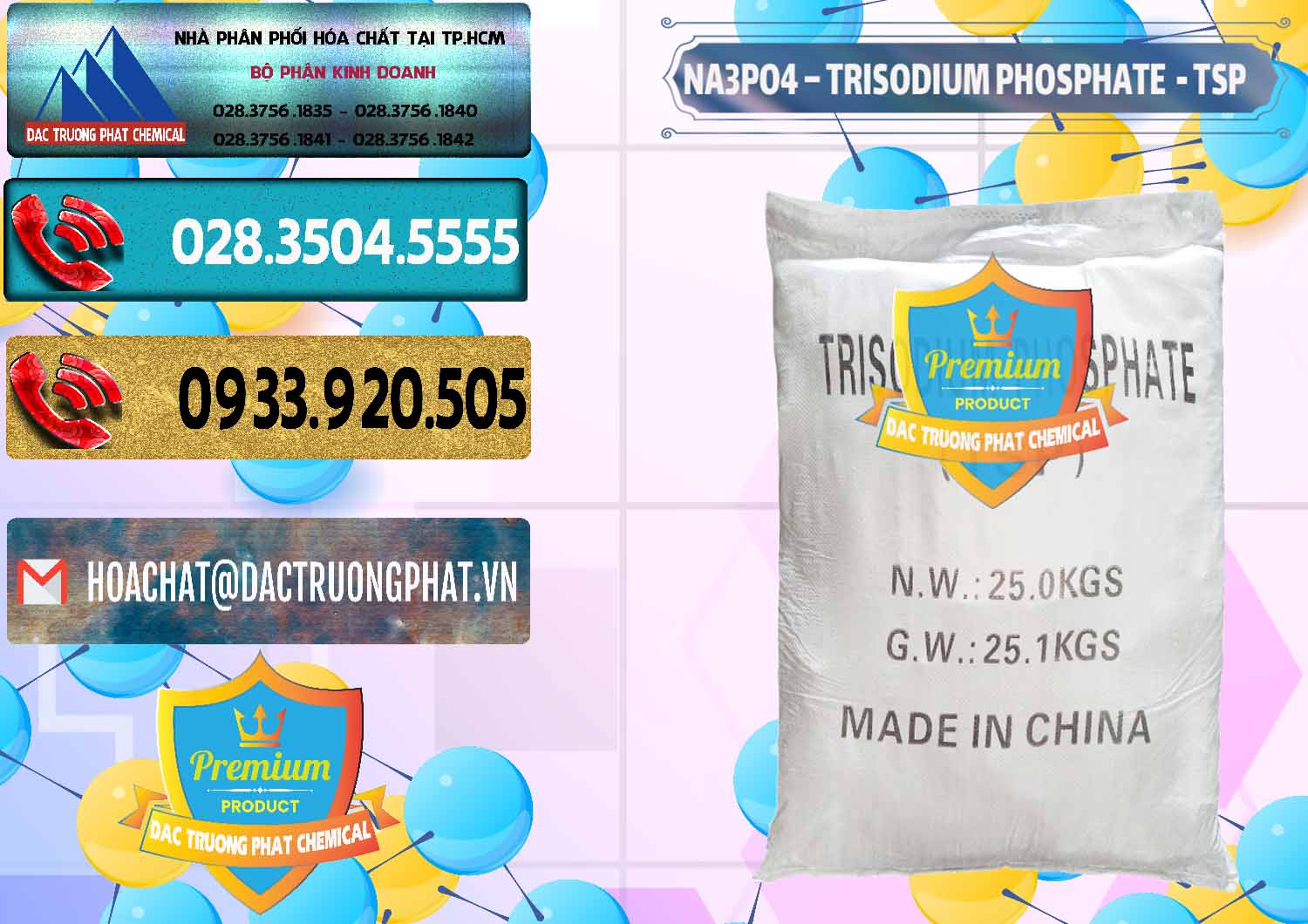 Bán và cung cấp Na3PO4 – Trisodium Phosphate Trung Quốc China TSP - 0103 - Nơi cung cấp _ nhập khẩu hóa chất tại TP.HCM - hoachatdetnhuom.com