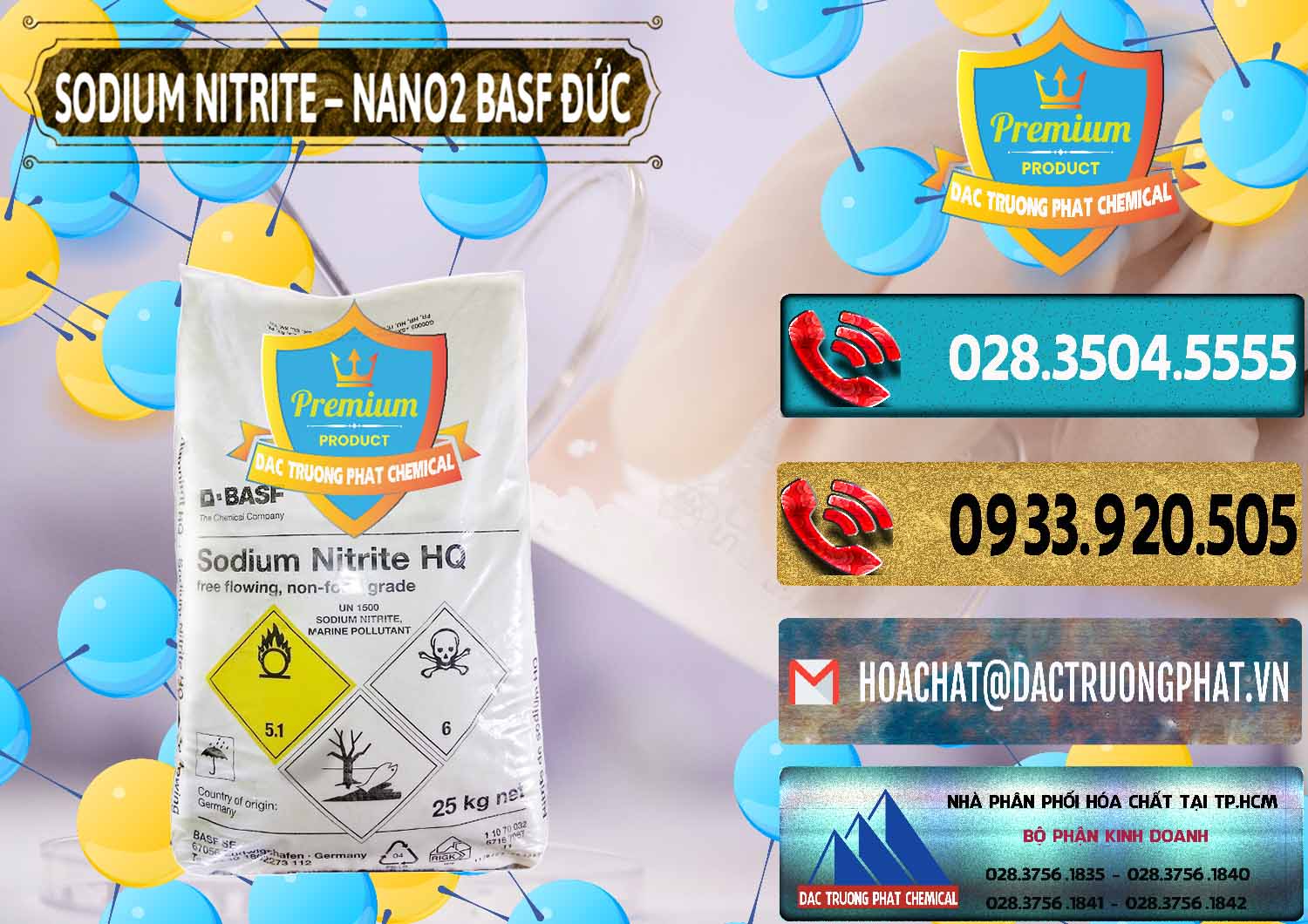 Công ty nhập khẩu & bán Sodium Nitrite - NANO2 Đức BASF Germany - 0148 - Chuyên cung ứng ( phân phối ) hóa chất tại TP.HCM - hoachatdetnhuom.com