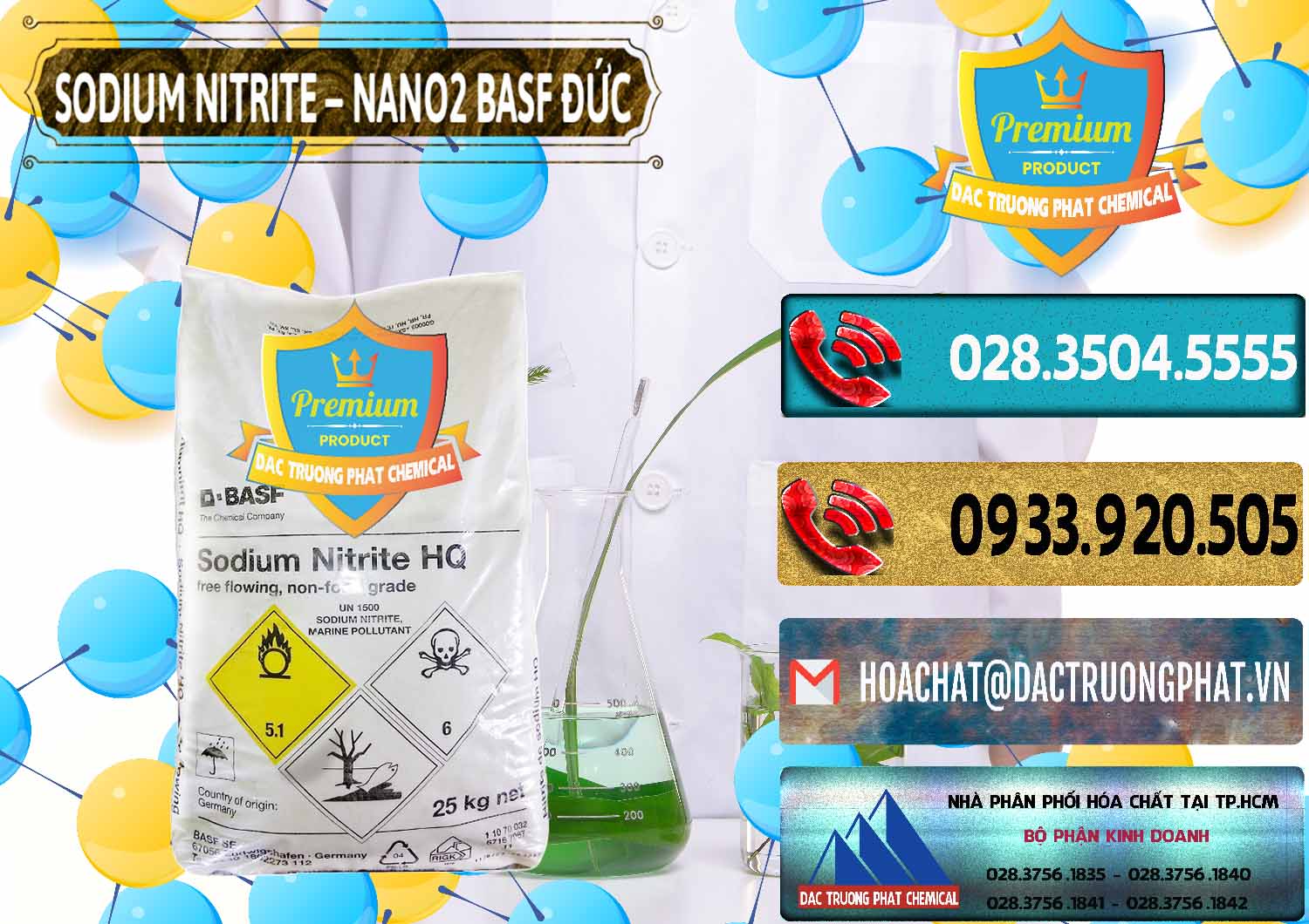Đơn vị nhập khẩu và bán Sodium Nitrite - NANO2 Đức BASF Germany - 0148 - Công ty chuyên cung cấp ( bán ) hóa chất tại TP.HCM - hoachatdetnhuom.com