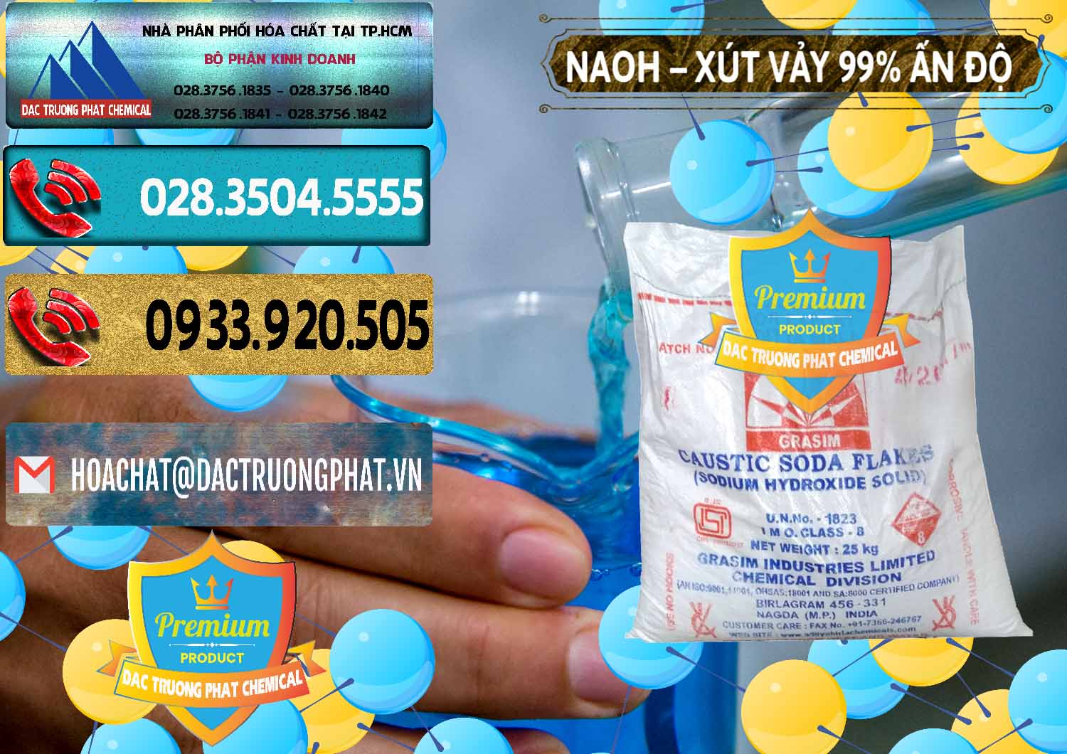 Đơn vị bán và cung ứng Xút Vảy - NaOH Vảy 99% Aditya Birla Grasim Ấn Độ India - 0171 - Nơi cung cấp & bán hóa chất tại TP.HCM - hoachatdetnhuom.com
