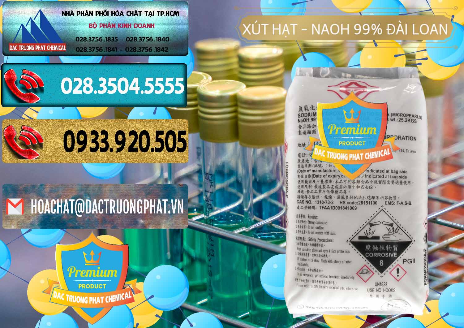 Phân phối _ bán Xút Hạt - NaOH Bột 99% Đài Loan Taiwan Formosa - 0167 - Đơn vị phân phối và bán hóa chất tại TP.HCM - hoachatdetnhuom.com