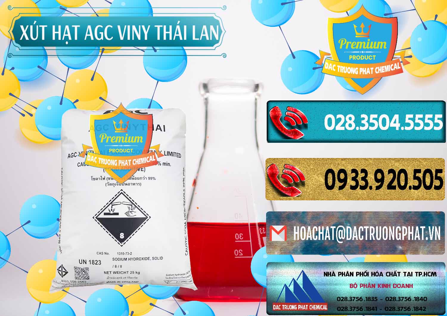 Nơi bán - cung ứng Xút Hạt - NaOH Bột 99% AGC Viny Thái Lan - 0399 - Nhập khẩu _ phân phối hóa chất tại TP.HCM - hoachatdetnhuom.com