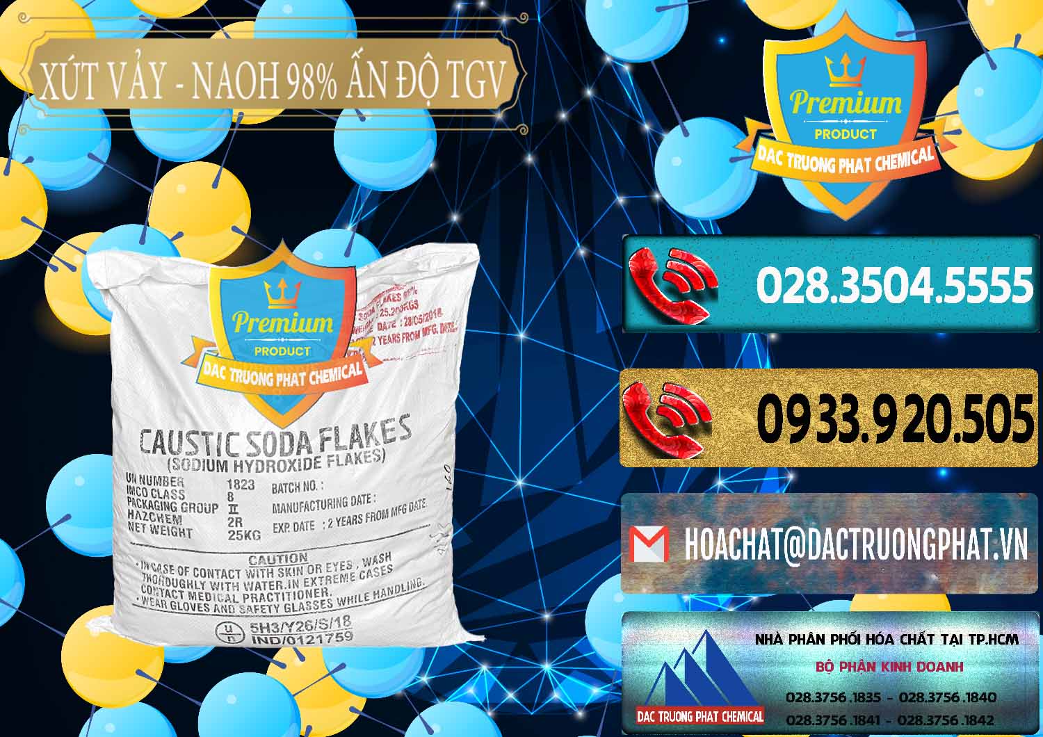 Cty bán | cung cấp hóa chất Hydroxide Sodium Dạng Rắn Khô _ Caustic Soda Flakes 98% TGV Ấn Độ India Đơn vị bán & cung cấp Xút Vảy - NaOH Vảy 98% TGV Ấn Độ India - 0169 - Công ty phân phối - cung cấp hóa chất tại TP.HCM - hoachatdetnhuom.com