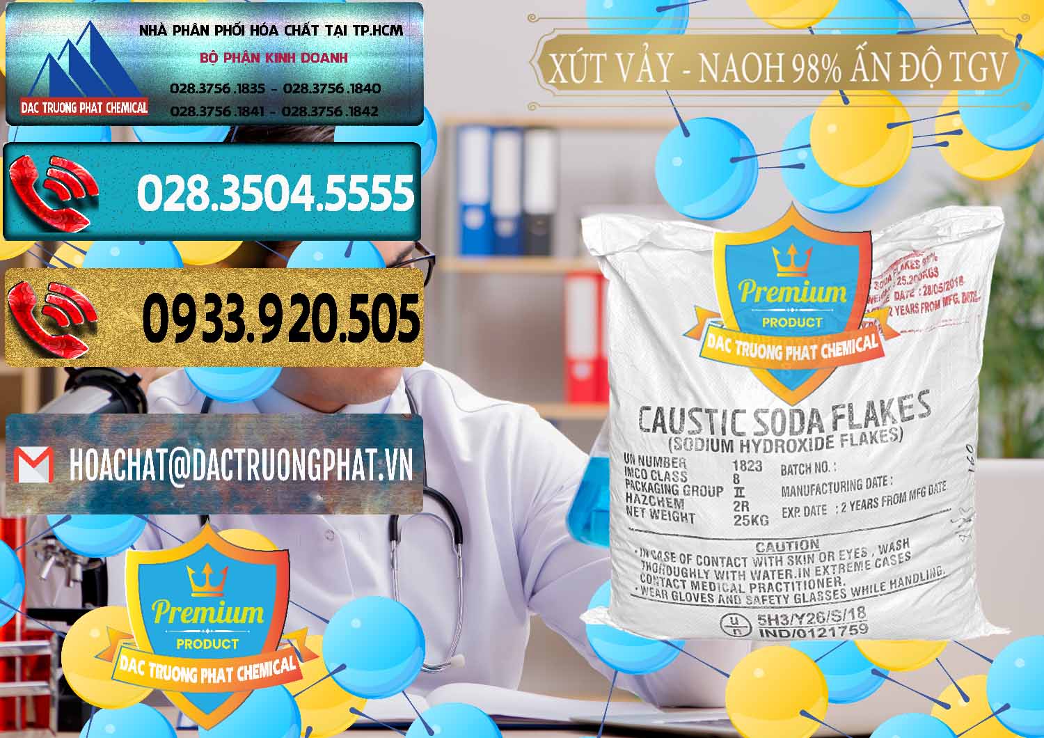 Công ty chuyên kinh doanh « bán Hydroxide Sodium Dạng Rắn # Xút Vảy 98% TGV Ấn Độ India tại TP.HCM Chuyên bán _ cung cấp Xút Vảy - NaOH Vảy 98% TGV Ấn Độ India - 0169 - Chuyên cung cấp - kinh doanh hóa chất tại TP.HCM - hoachatdetnhuom.com