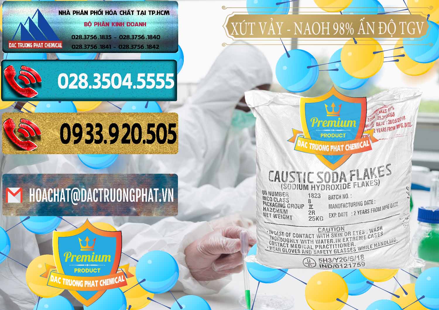 Cty chuyên cung cấp < bán hóa chất Xút Vảy > Hidroxit Sodium Dạng Vảy 98% TGV Ấn Độ India Cty bán & cung cấp Xút Vảy - NaOH Vảy 98% TGV Ấn Độ India - 0169 - Nơi chuyên nhập khẩu ( phân phối ) hóa chất tại TP.HCM - hoachatdetnhuom.com