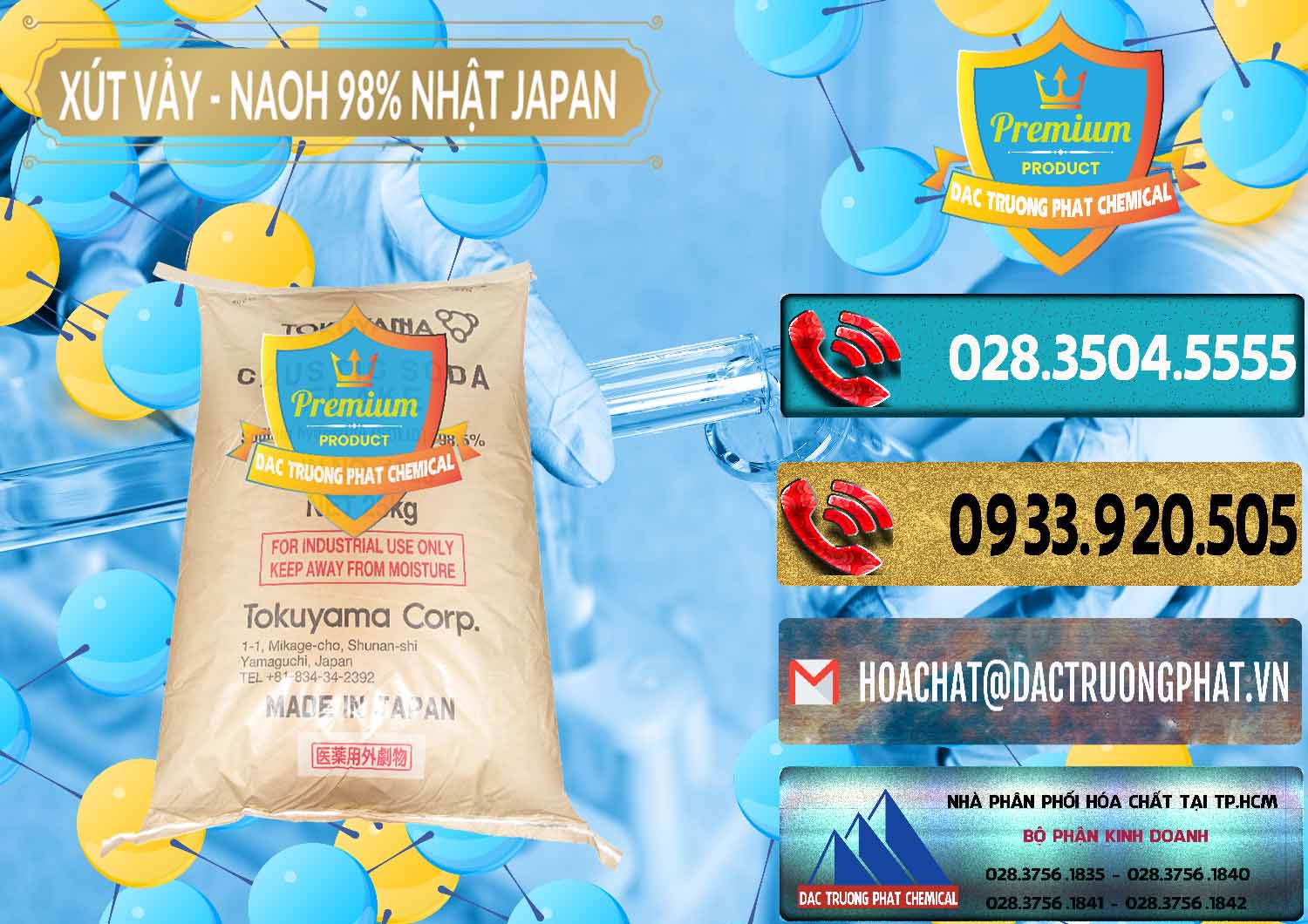 Chuyên phân phối ( bán ) Xút Vảy - NaOH Vảy 98% Tokuyama Nhật Bản Japan - 0173 - Chuyên cung cấp ( kinh doanh ) hóa chất tại TP.HCM - hoachatdetnhuom.com