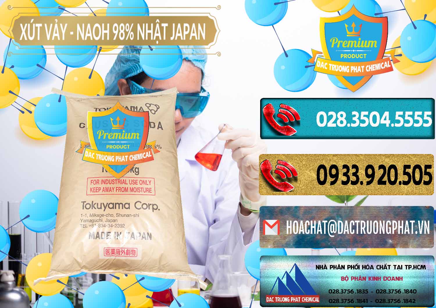 Chuyên nhập khẩu _ bán Xút Vảy - NaOH Vảy 98% Tokuyama Nhật Bản Japan - 0173 - Nhà cung cấp _ nhập khẩu hóa chất tại TP.HCM - hoachatdetnhuom.com