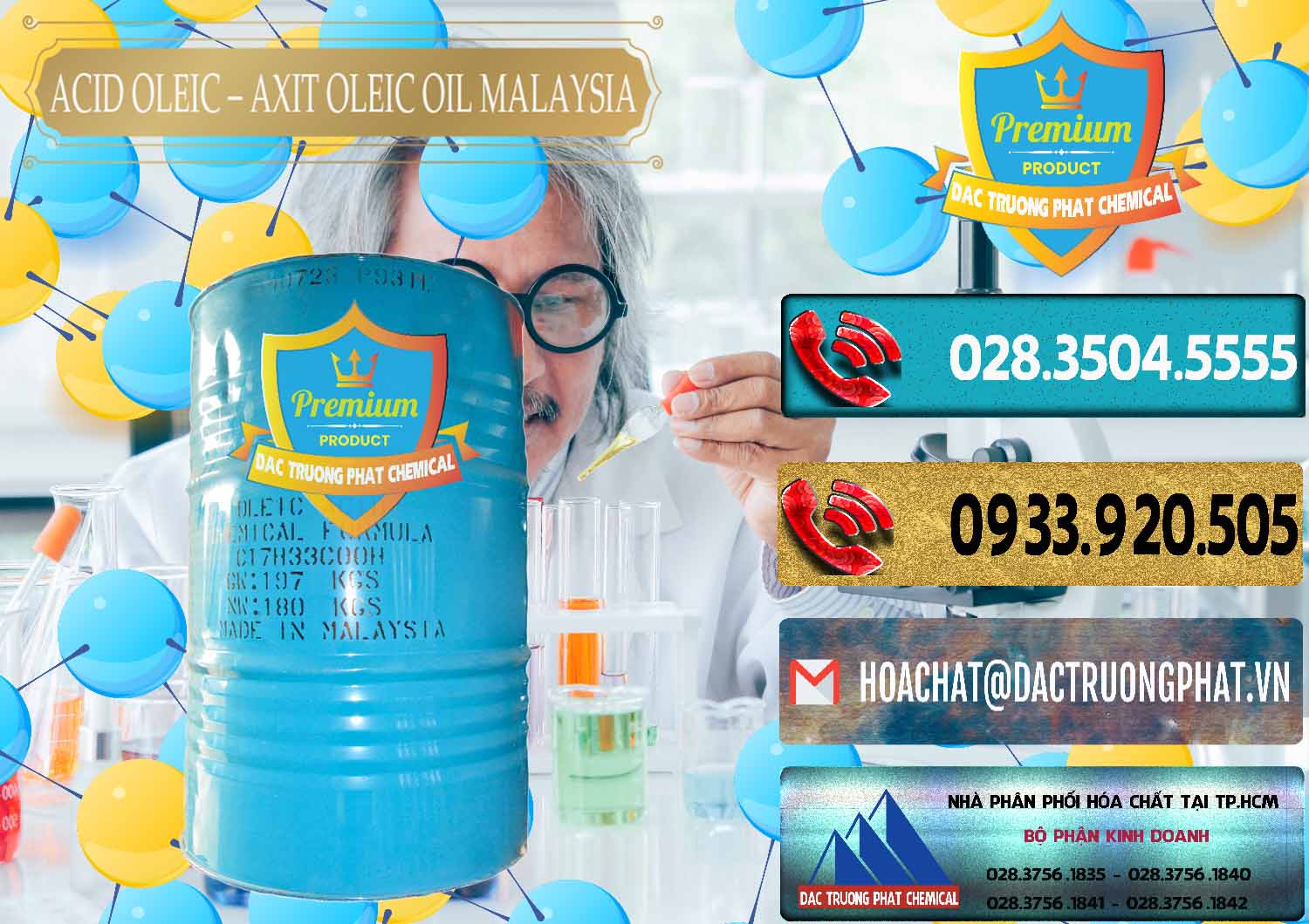 Cty chuyên cung cấp & bán Acid Oleic – Axit Oleic Oil Malaysia - 0013 - Nơi chuyên cung cấp - nhập khẩu hóa chất tại TP.HCM - hoachatdetnhuom.com