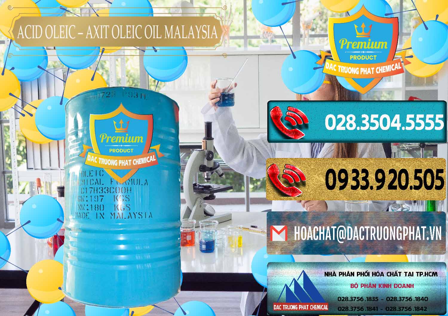 Công ty chuyên kinh doanh và bán Acid Oleic – Axit Oleic Oil Malaysia - 0013 - Công ty phân phối _ cung ứng hóa chất tại TP.HCM - hoachatdetnhuom.com