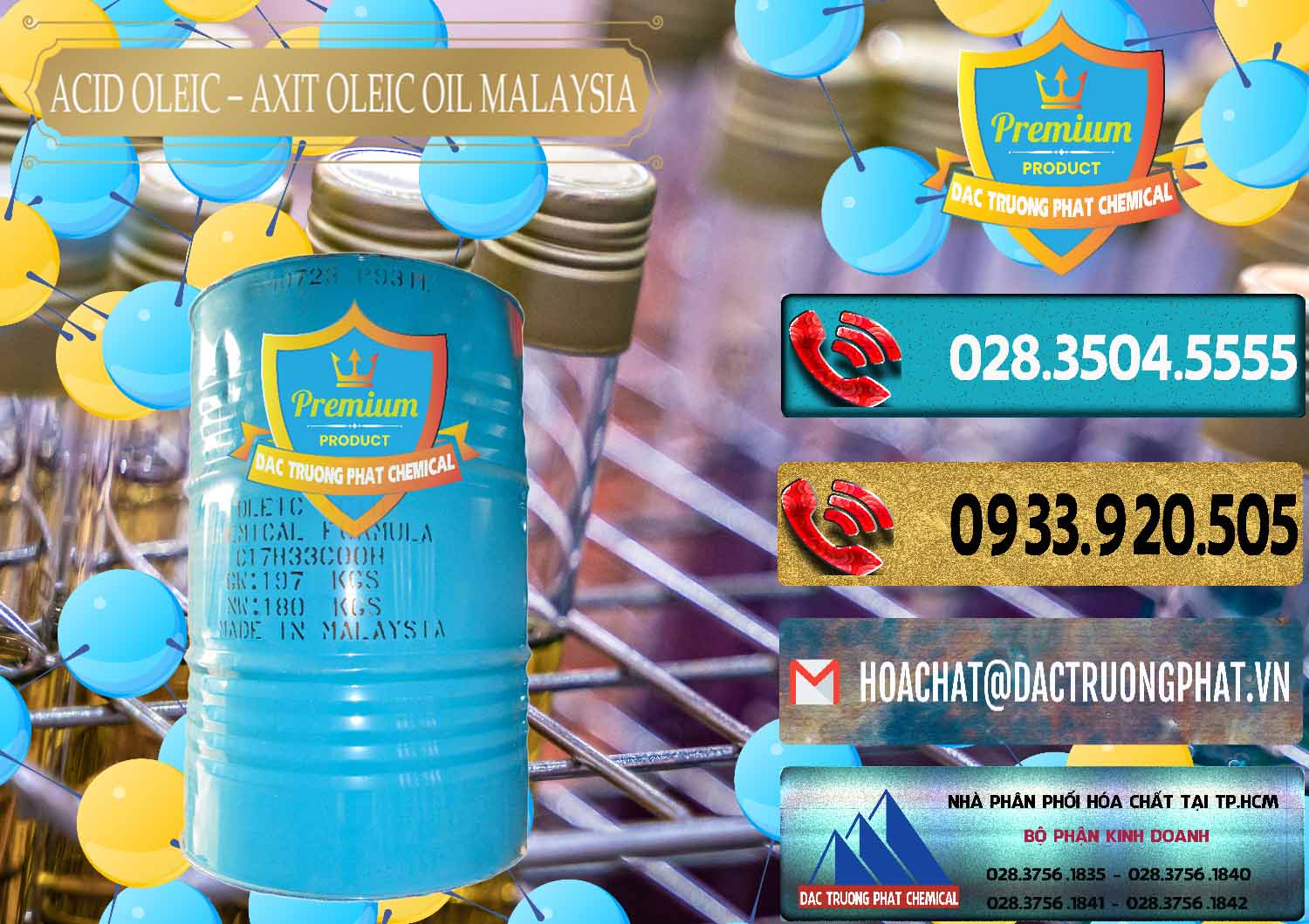 Công ty chuyên cung ứng & bán Acid Oleic – Axit Oleic Oil Malaysia - 0013 - Công ty chuyên cung cấp - bán hóa chất tại TP.HCM - hoachatdetnhuom.com