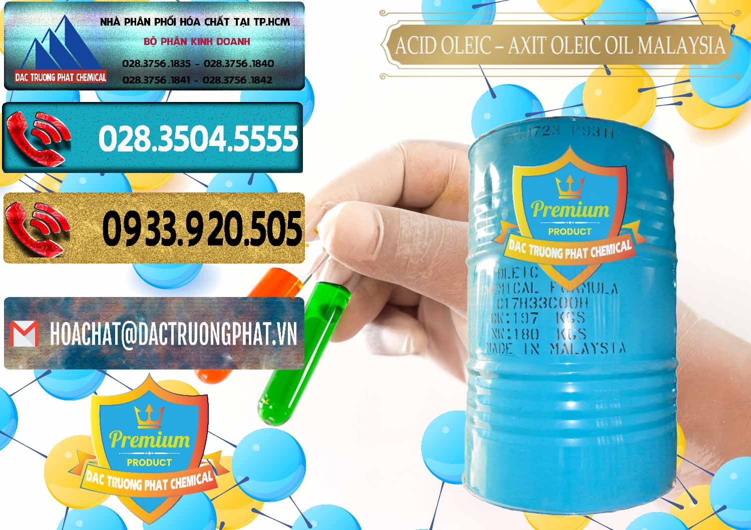 Đơn vị chuyên phân phối _ bán Acid Oleic – Axit Oleic Oil Malaysia - 0013 - Công ty chuyên cung ứng _ phân phối hóa chất tại TP.HCM - hoachatdetnhuom.com