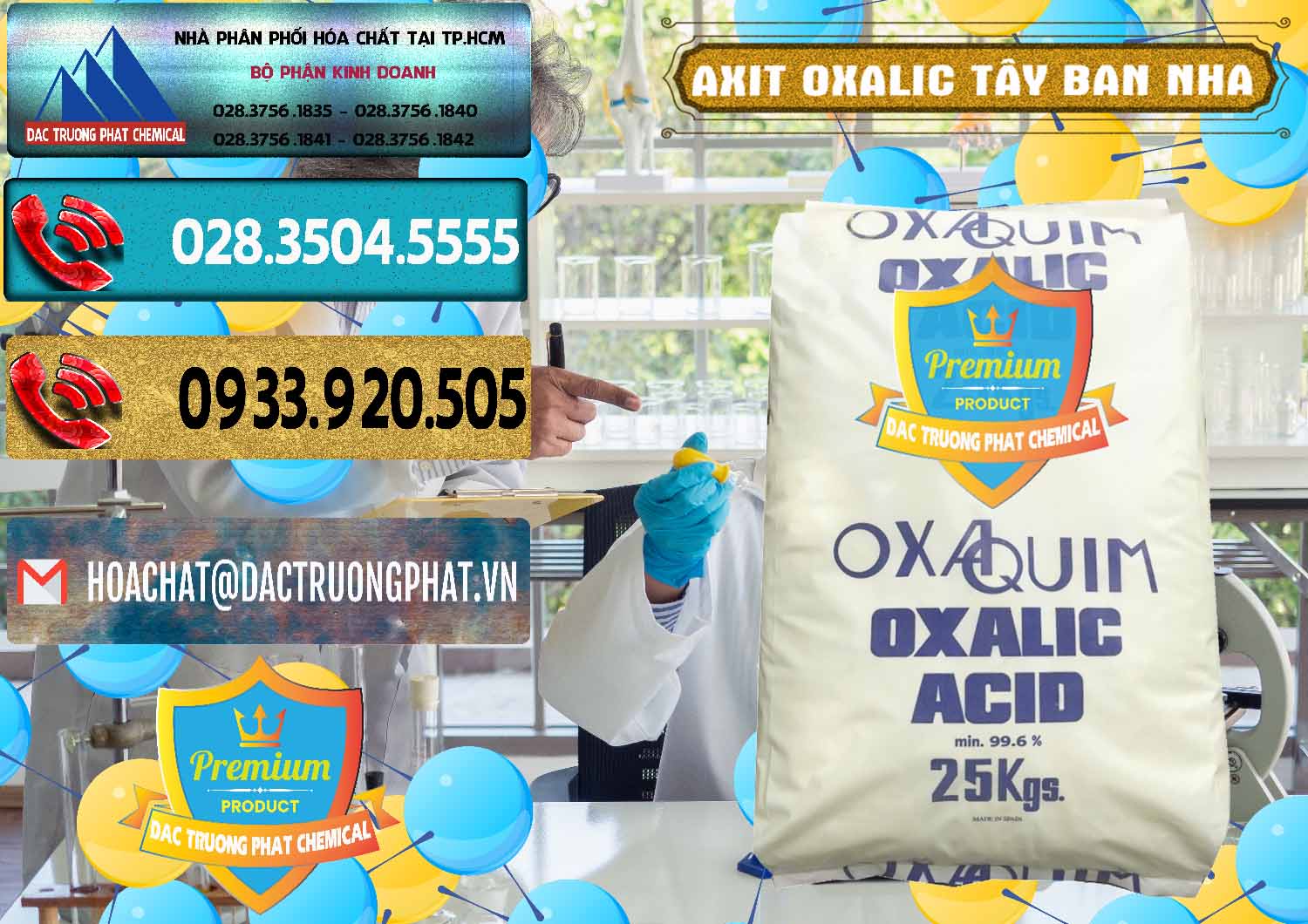 Chuyên cung cấp - bán Acid Oxalic – Axit Oxalic 99.6% Tây Ban Nha Spain - 0269 - Nhà cung cấp ( nhập khẩu ) hóa chất tại TP.HCM - hoachatdetnhuom.com