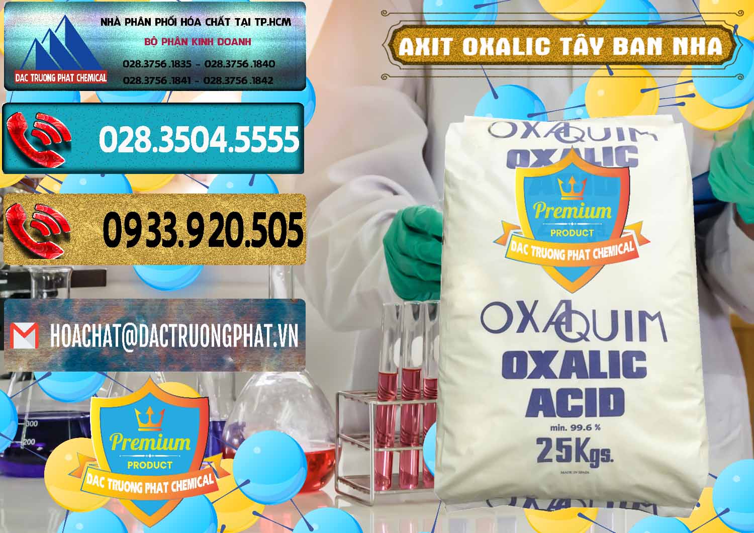 Đơn vị chuyên bán _ phân phối Acid Oxalic – Axit Oxalic 99.6% Tây Ban Nha Spain - 0269 - Cty phân phối và cung cấp hóa chất tại TP.HCM - hoachatdetnhuom.com