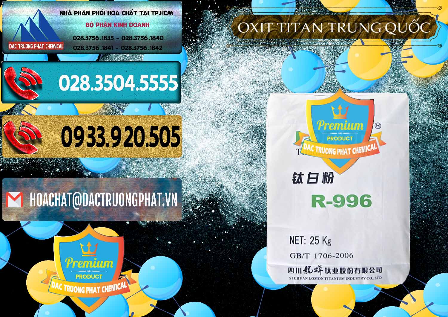 Cty chuyên cung cấp - bán Oxit Titan KA100 – Tio2 Trung Quốc China - 0398 - Đơn vị phân phối & cung cấp hóa chất tại TP.HCM - hoachatdetnhuom.com