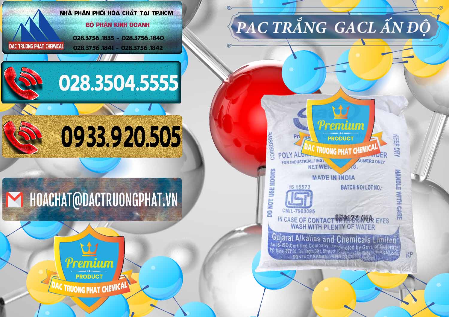 Nơi kinh doanh _ bán PAC - Polyaluminium Chloride Trắng GACL Ấn Độ India - 0266 - Nơi phân phối ( cung cấp ) hóa chất tại TP.HCM - hoachatdetnhuom.com