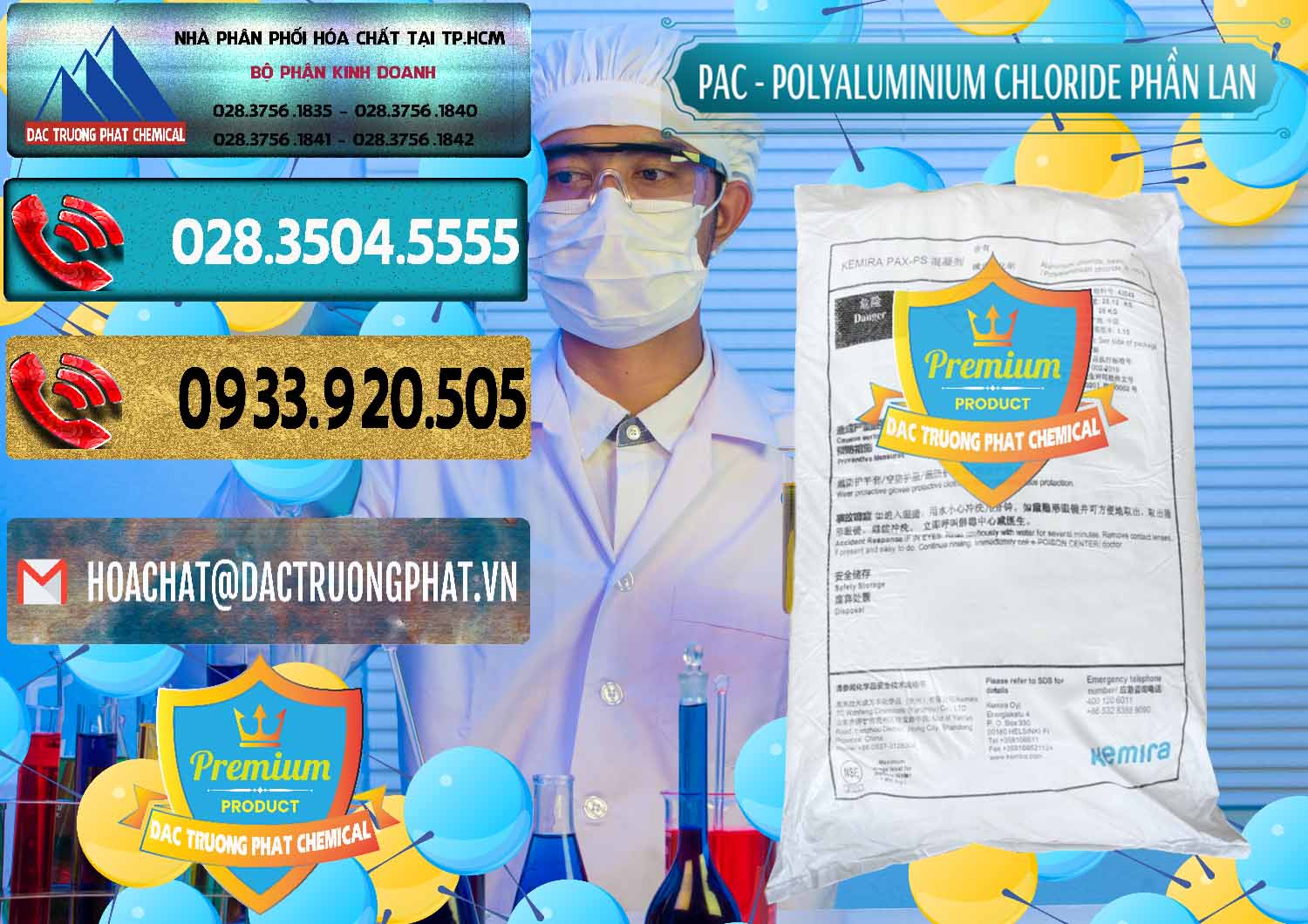 Nơi chuyên kinh doanh - bán PAC - Polyaluminium Chloride Phần Lan Finland - 0383 - Cty chuyên nhập khẩu ( phân phối ) hóa chất tại TP.HCM - hoachatdetnhuom.com