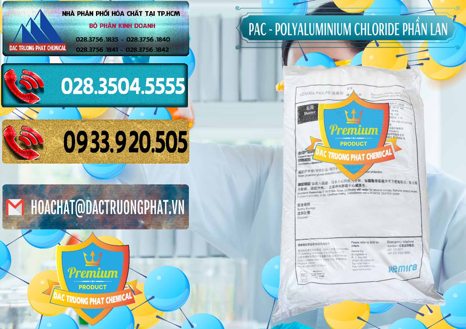 Cty chuyên phân phối và bán PAC - Polyaluminium Chloride Phần Lan Finland - 0383 - Công ty bán & phân phối hóa chất tại TP.HCM - hoachatdetnhuom.com