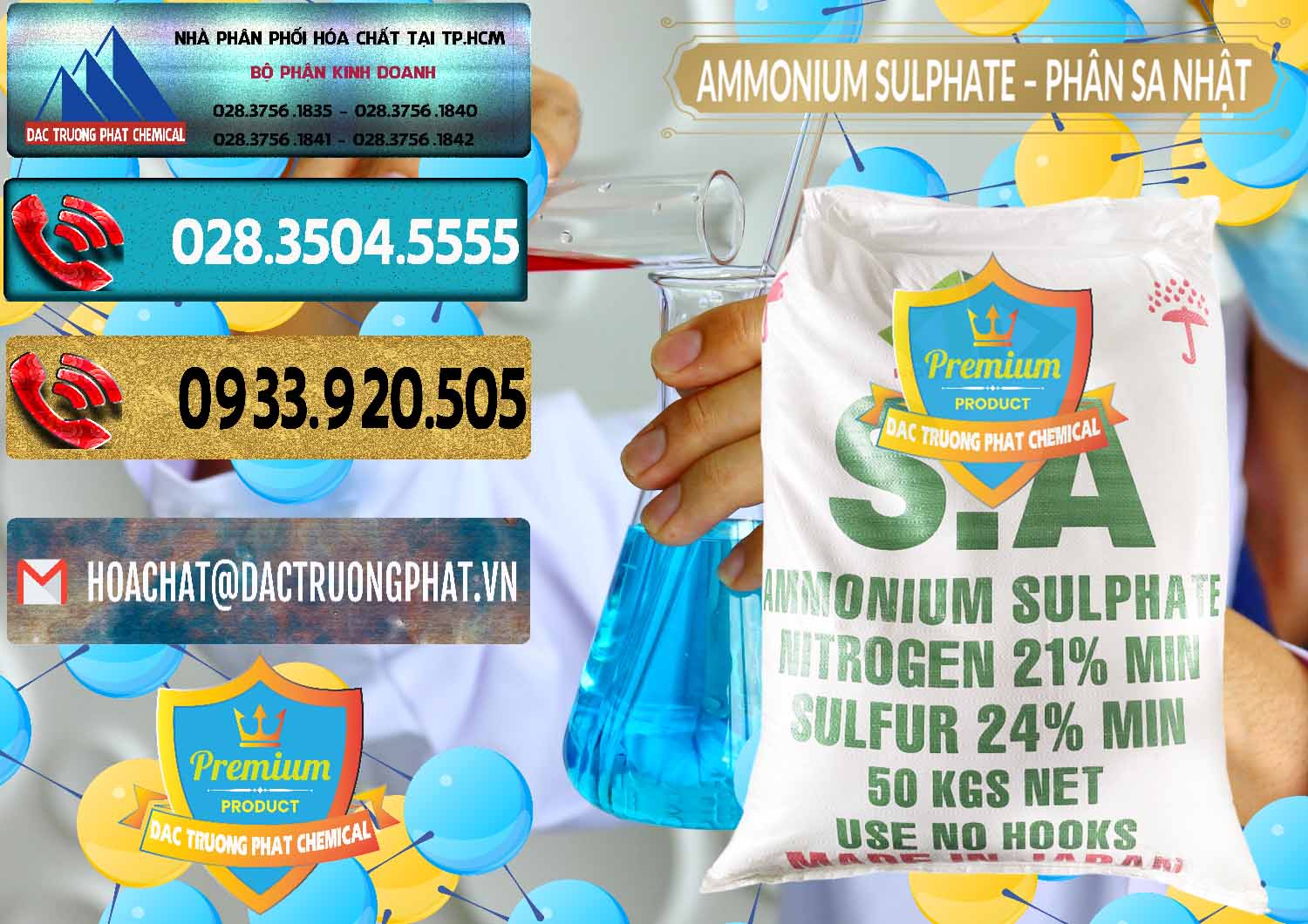 Nhà cung ứng và bán Ammonium Sulphate – Phân Sa Nhật Japan - 0023 - Đơn vị chuyên cung cấp và nhập khẩu hóa chất tại TP.HCM - hoachatdetnhuom.com