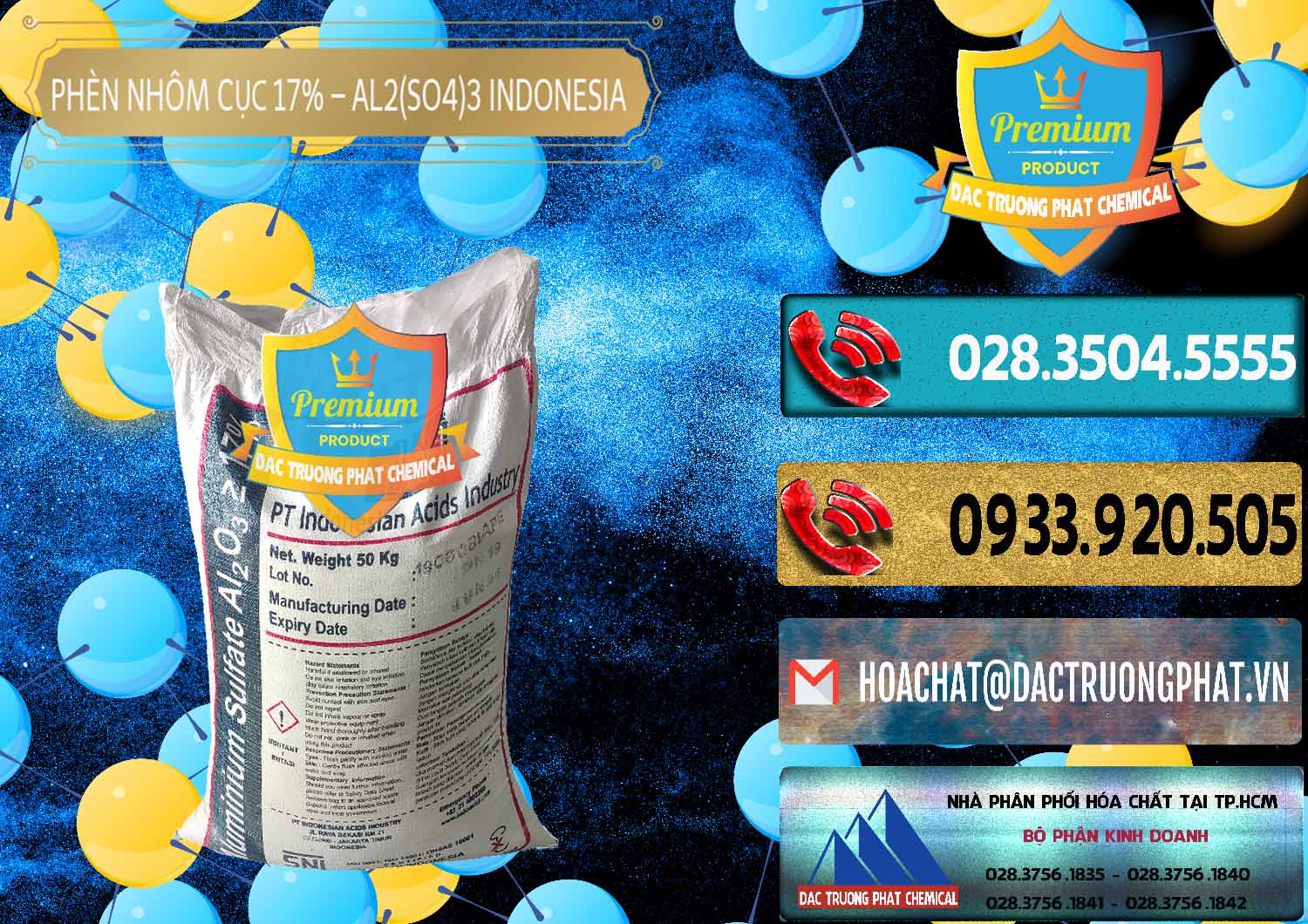 Công ty bán - phân phối Phèn Nhôm Cục - Al2(SO4)3 17% bao 50kg Indonesia - 0113 - Nơi cung cấp _ nhập khẩu hóa chất tại TP.HCM - hoachatdetnhuom.com