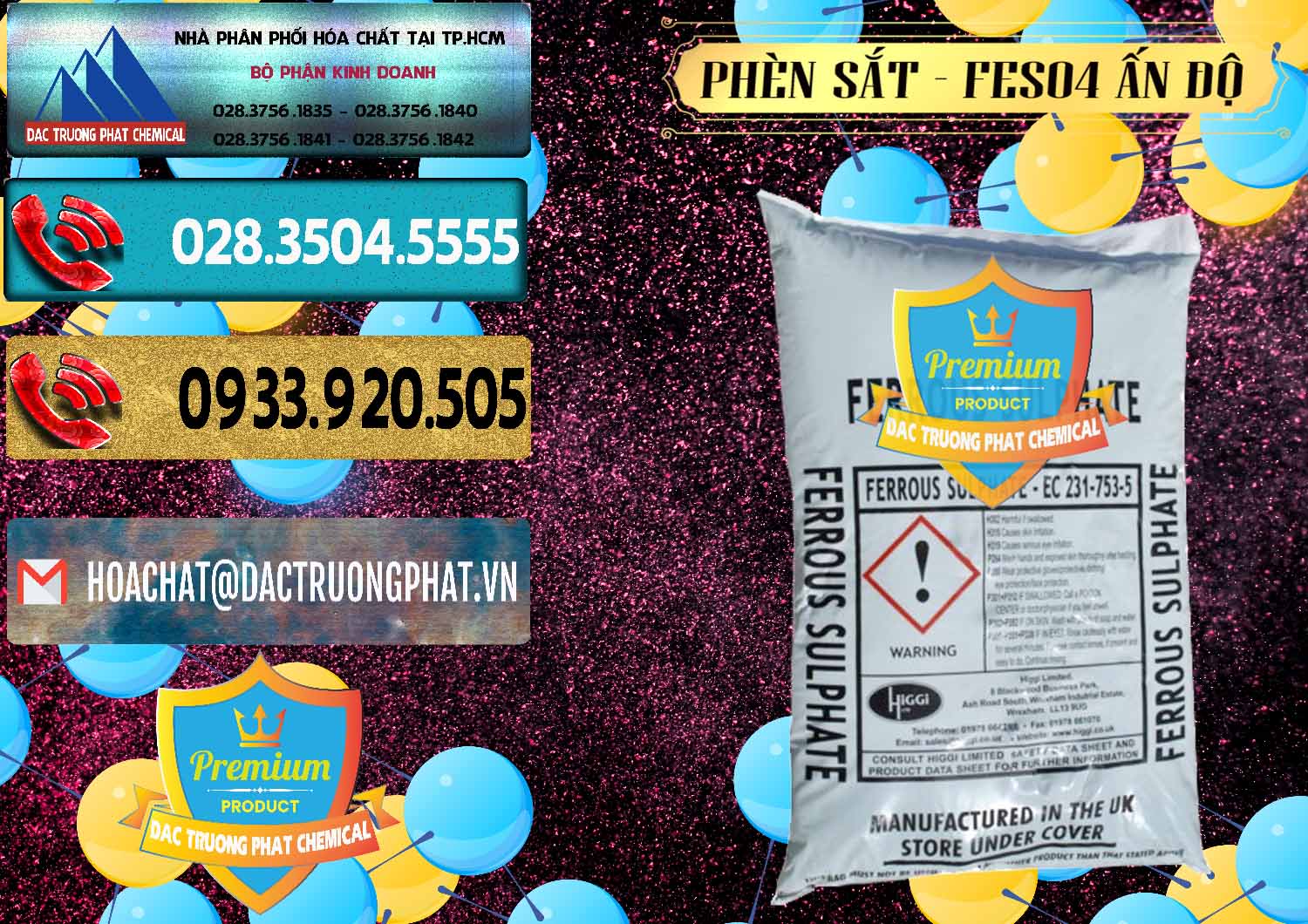 Công ty kinh doanh ( bán ) Phèn Sắt - FeSO4.7H2O Ấn Độ India - 0354 - Cty cung cấp & nhập khẩu hóa chất tại TP.HCM - hoachatdetnhuom.com