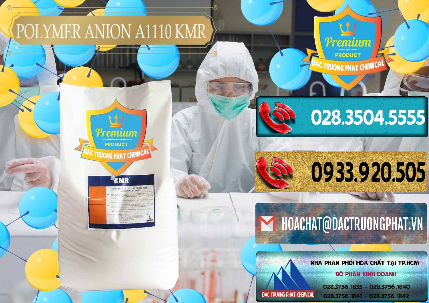 Nơi kinh doanh - bán Polymer Anion A1110 - KMR Anh Quốc England - 0118 - Chuyên kinh doanh và cung cấp hóa chất tại TP.HCM - hoachatdetnhuom.com