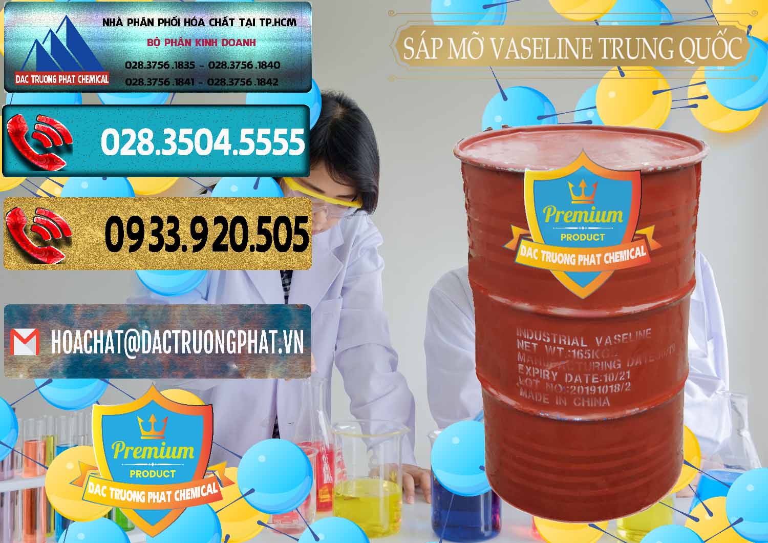 Cty chuyên bán và cung ứng Sáp Mỡ Vaseline Trung Quốc China - 0122 - Kinh doanh ( phân phối ) hóa chất tại TP.HCM - hoachatdetnhuom.com