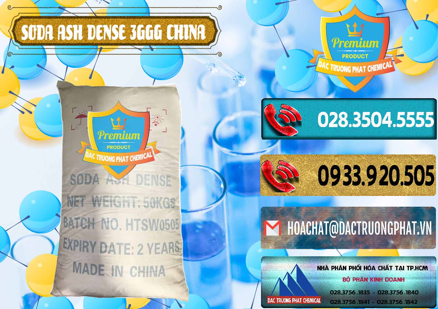 Chuyên bán & phân phối Soda Ash Dense - NA2CO3 3GGG Trung Quốc China - 0335 - Đơn vị kinh doanh ( phân phối ) hóa chất tại TP.HCM - hoachatdetnhuom.com