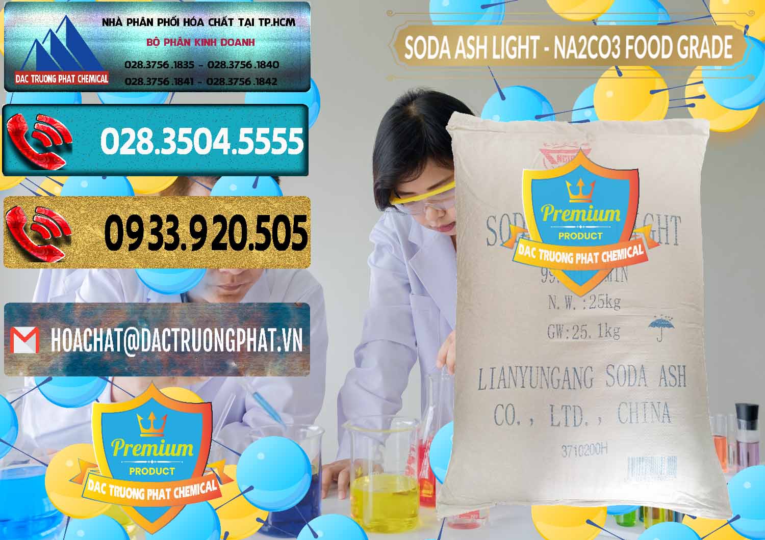 Công ty phân phối & bán Soda Ash Light – NA2CO3 Food Grade Trung Quốc China - 0127 - Công ty chuyên cung cấp ( kinh doanh ) hóa chất tại TP.HCM - hoachatdetnhuom.com