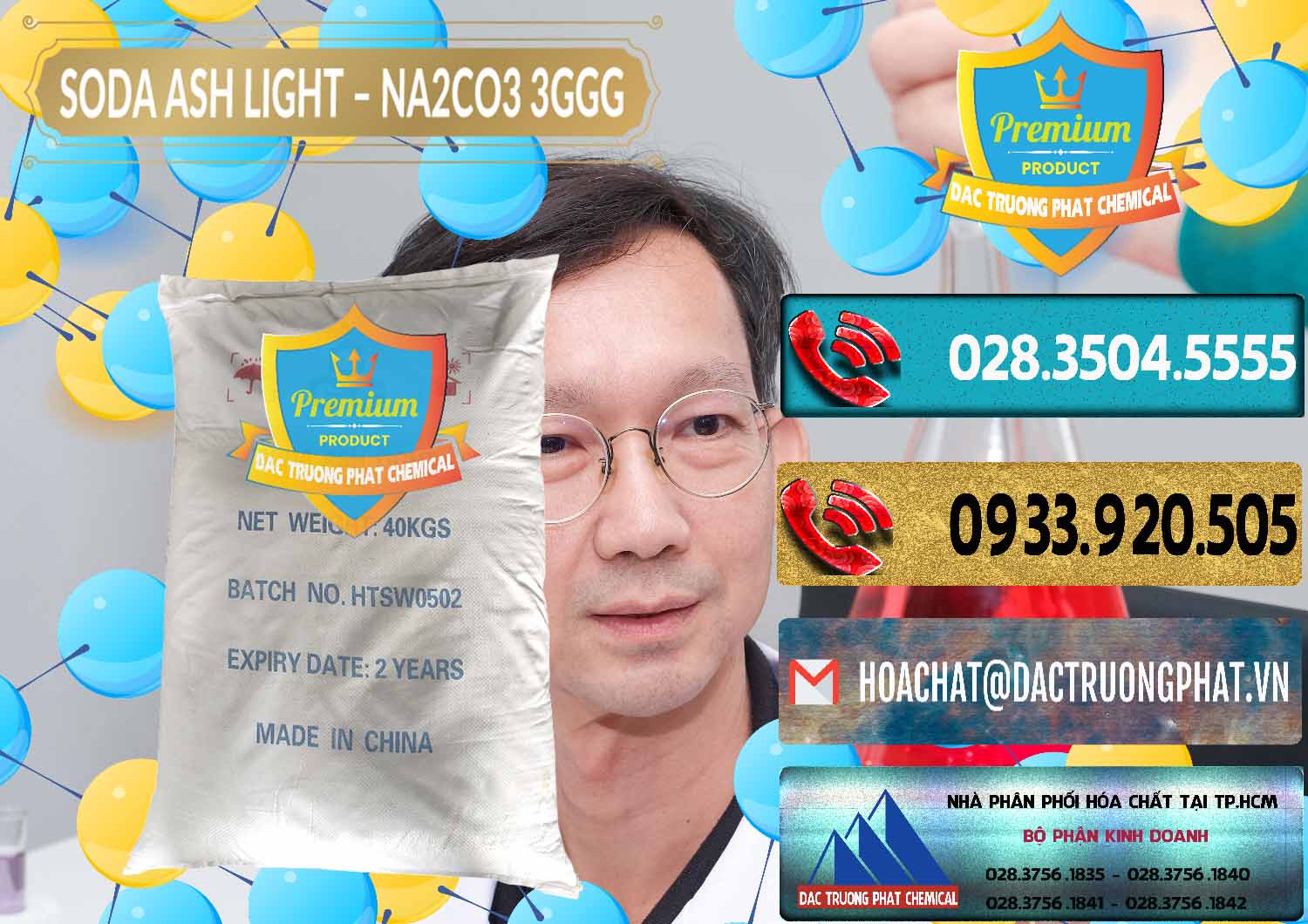 Nhà nhập khẩu & bán Soda Ash Light - NA2CO3 3GGG Trung Quốc China - 0124 - Đơn vị chuyên phân phối & cung ứng hóa chất tại TP.HCM - hoachatdetnhuom.com