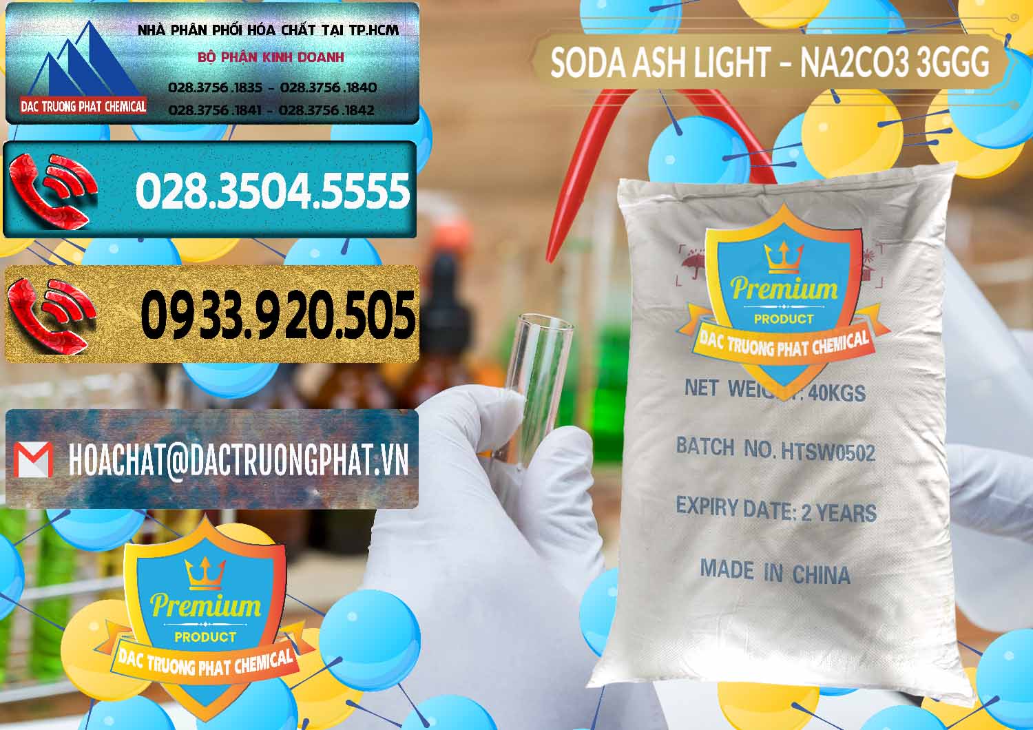 Cty bán ( phân phối ) Soda Ash Light - NA2CO3 3GGG Trung Quốc China - 0124 - Chuyên phân phối và cung ứng hóa chất tại TP.HCM - hoachatdetnhuom.com