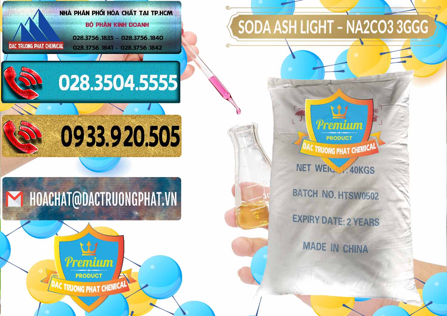 Nhà nhập khẩu - bán Soda Ash Light - NA2CO3 3GGG Trung Quốc China - 0124 - Đơn vị phân phối _ cung cấp hóa chất tại TP.HCM - hoachatdetnhuom.com