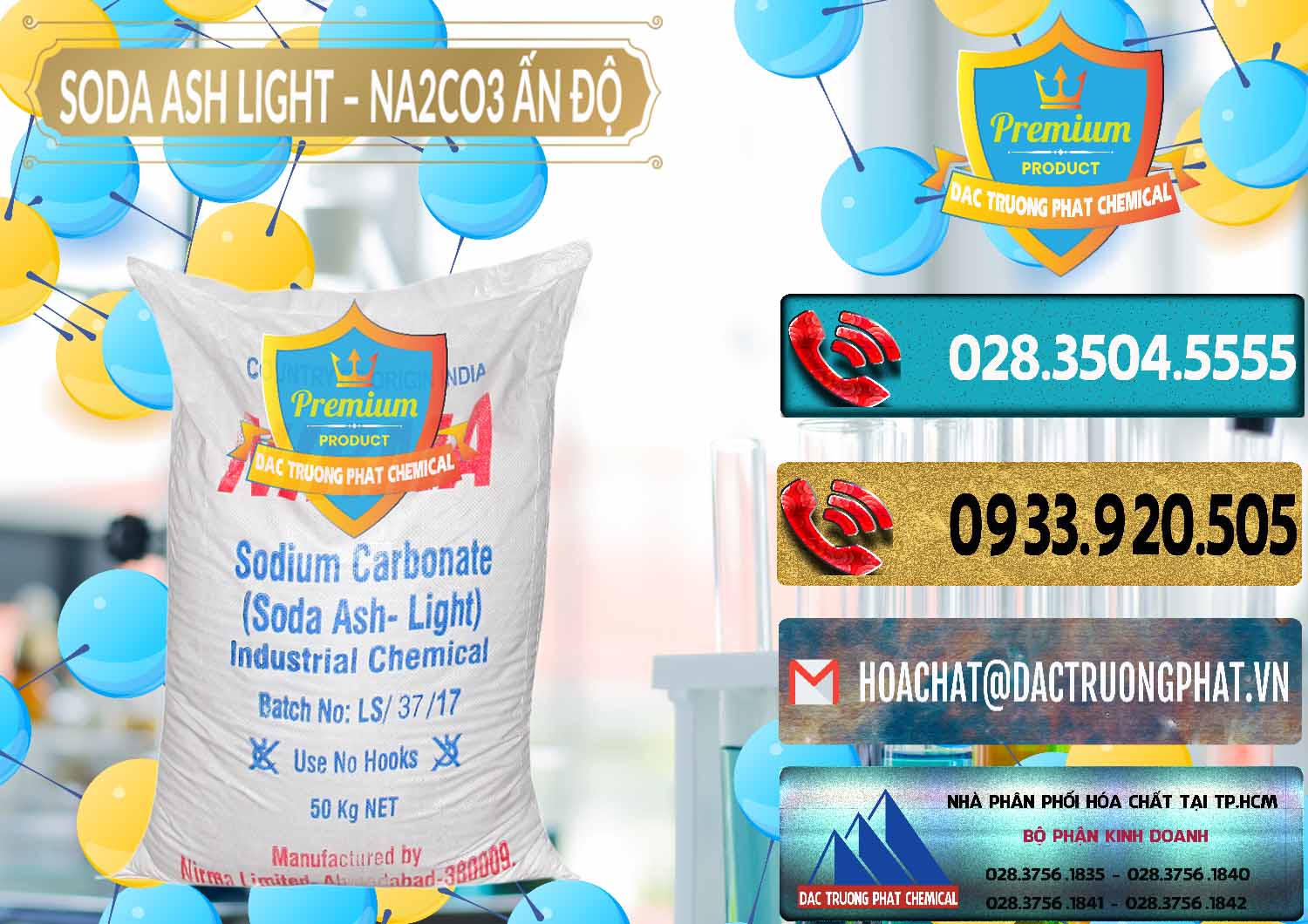 Chuyên phân phối ( bán ) Soda Ash Light - NA2CO3 Nirma Ấn Độ India - 0125 - Cung cấp & nhập khẩu hóa chất tại TP.HCM - hoachatdetnhuom.com