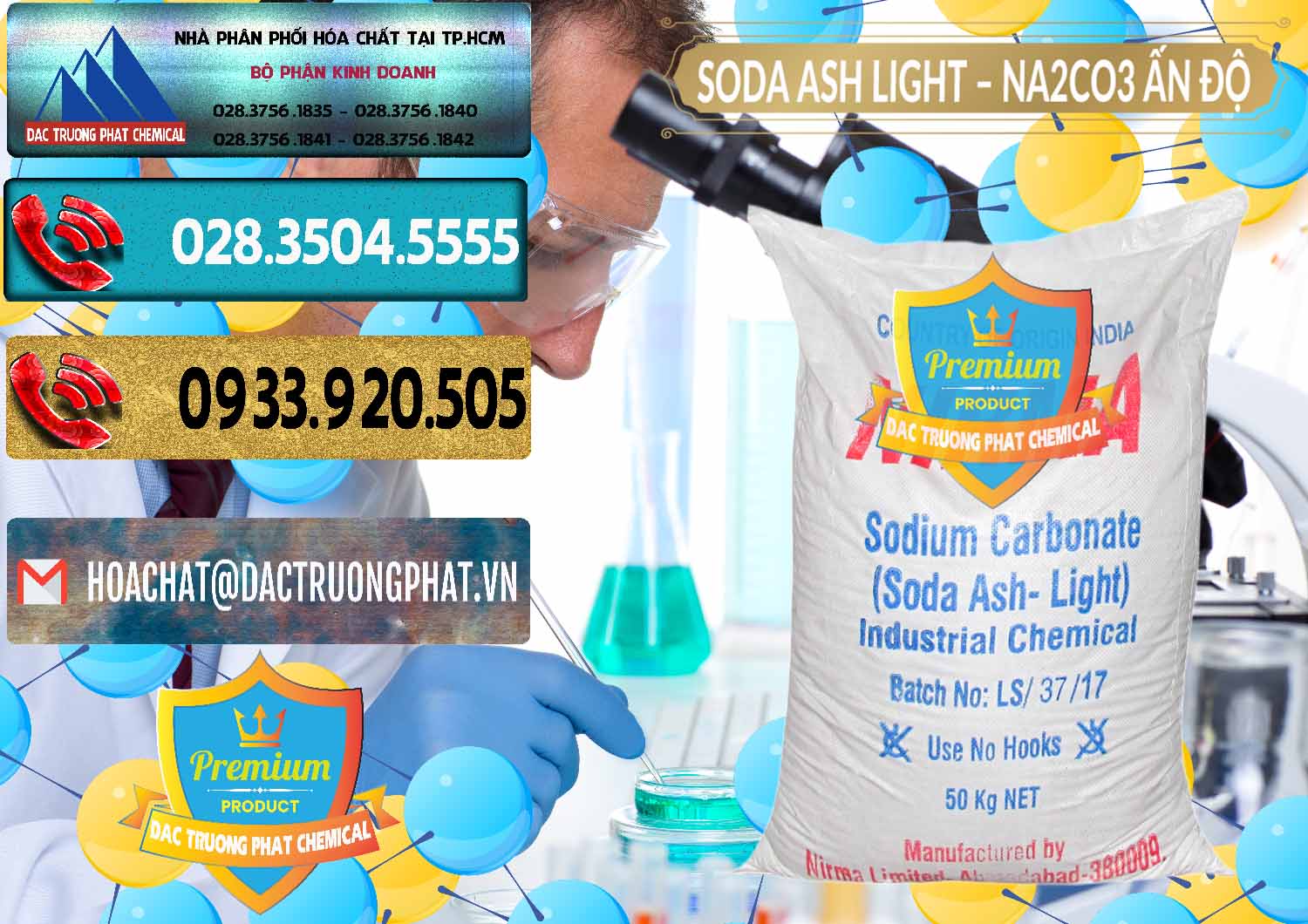 Cty cung ứng _ bán Soda Ash Light - NA2CO3 Nirma Ấn Độ India - 0125 - Đơn vị chuyên nhập khẩu _ phân phối hóa chất tại TP.HCM - hoachatdetnhuom.com