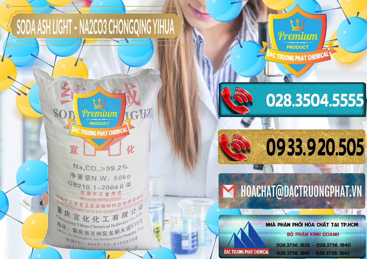 Công ty chuyên bán và cung cấp Soda Ash Light - NA2CO3 Chongqing Yihua Trung Quốc China - 0129 - Nơi bán và phân phối hóa chất tại TP.HCM - hoachatdetnhuom.com