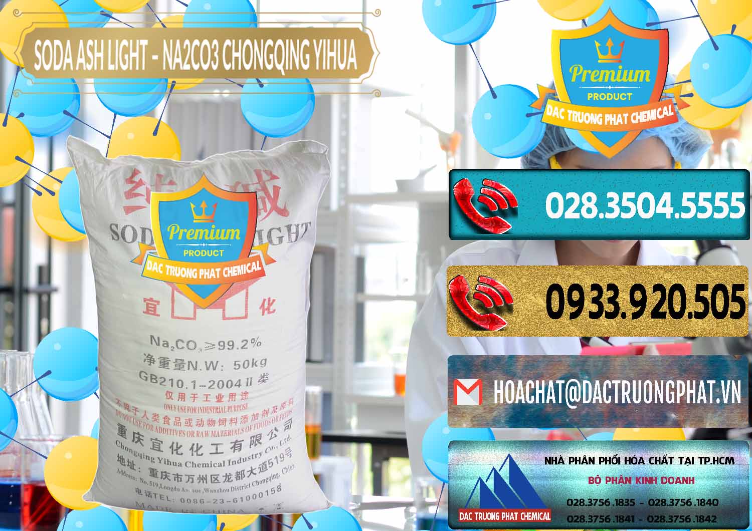 Công ty phân phối - bán Soda Ash Light - NA2CO3 Chongqing Yihua Trung Quốc China - 0129 - Đơn vị cung ứng & phân phối hóa chất tại TP.HCM - hoachatdetnhuom.com