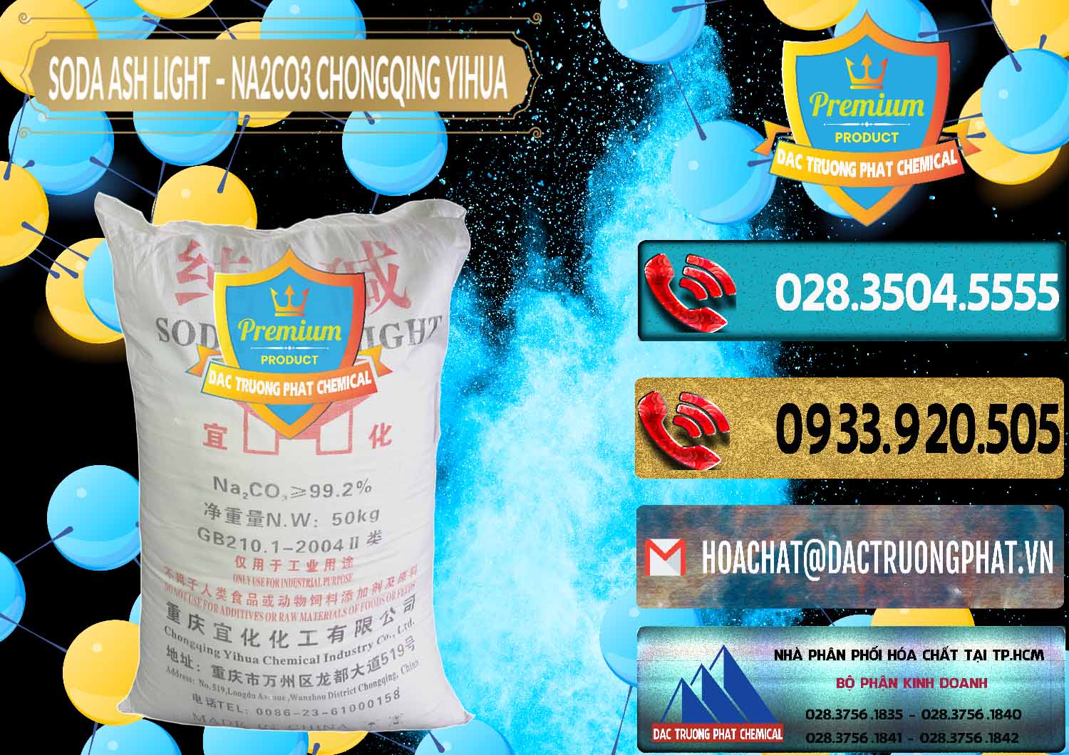 Công ty chuyên kinh doanh & bán Soda Ash Light - NA2CO3 Chongqing Yihua Trung Quốc China - 0129 - Đơn vị phân phối ( cung cấp ) hóa chất tại TP.HCM - hoachatdetnhuom.com