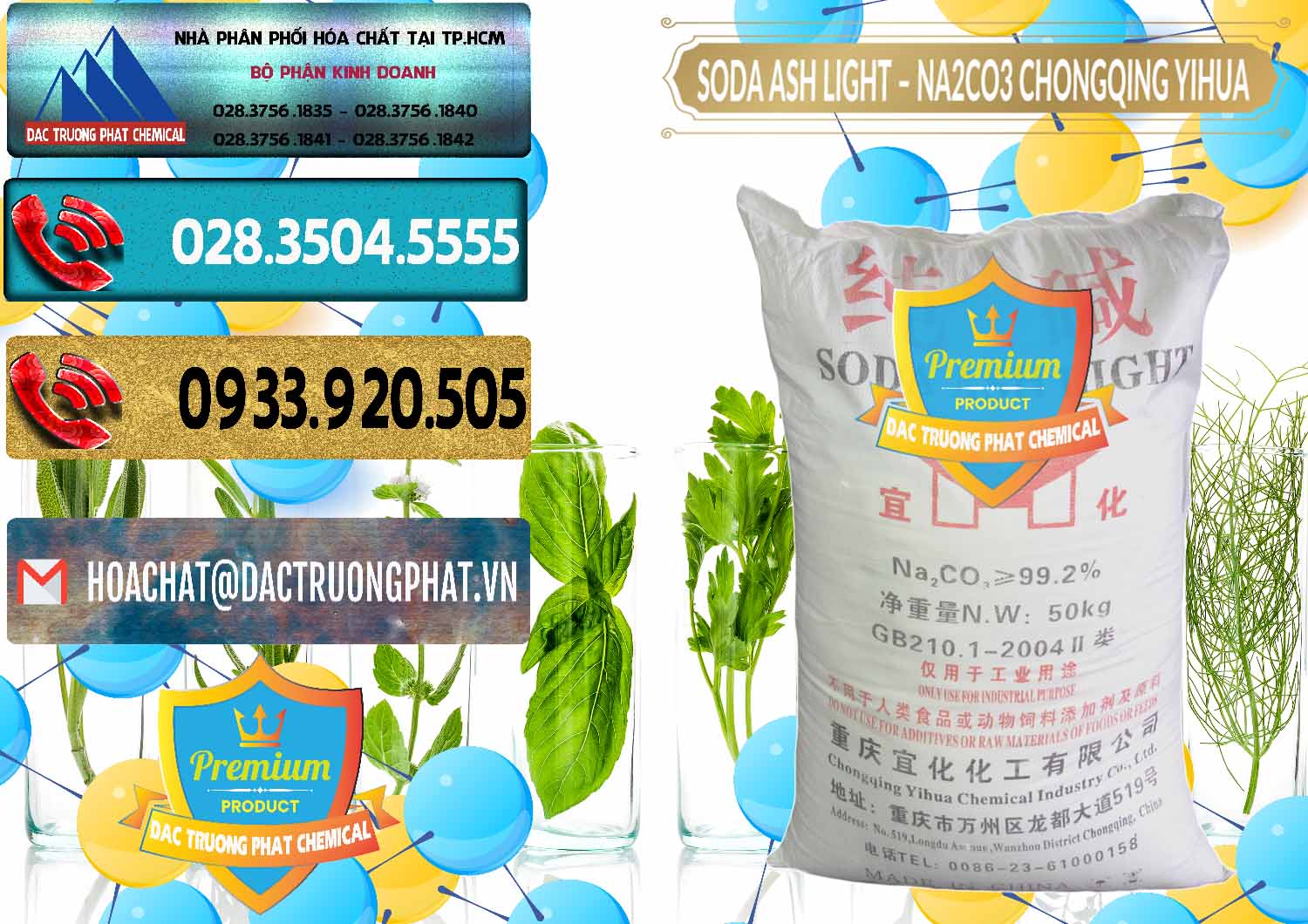 Đơn vị chuyên nhập khẩu - bán Soda Ash Light - NA2CO3 Chongqing Yihua Trung Quốc China - 0129 - Nhà phân phối _ bán hóa chất tại TP.HCM - hoachatdetnhuom.com