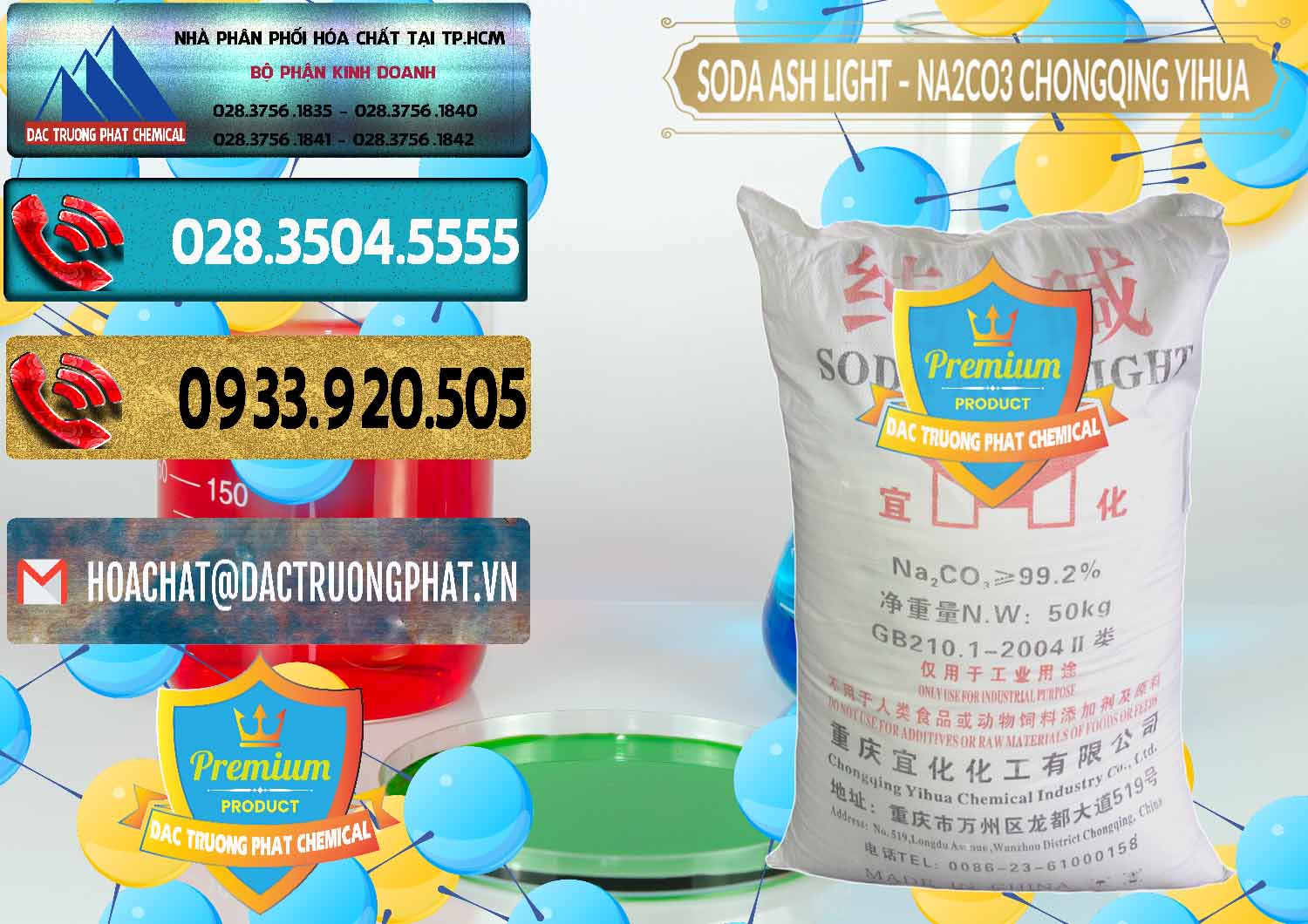 Cty kinh doanh và bán Soda Ash Light - NA2CO3 Chongqing Yihua Trung Quốc China - 0129 - Cty chuyên cung cấp & bán hóa chất tại TP.HCM - hoachatdetnhuom.com