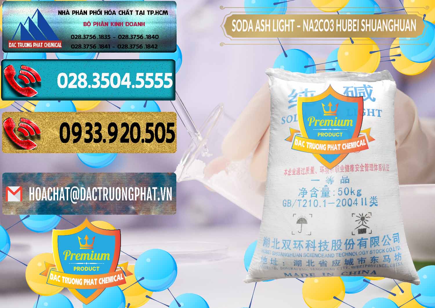 Công ty cung cấp ( bán ) Soda Ash Light - NA2CO3 2 Vòng Tròn Hubei Shuanghuan Trung Quốc China - 0130 - Chuyên cung cấp ( bán ) hóa chất tại TP.HCM - hoachatdetnhuom.com